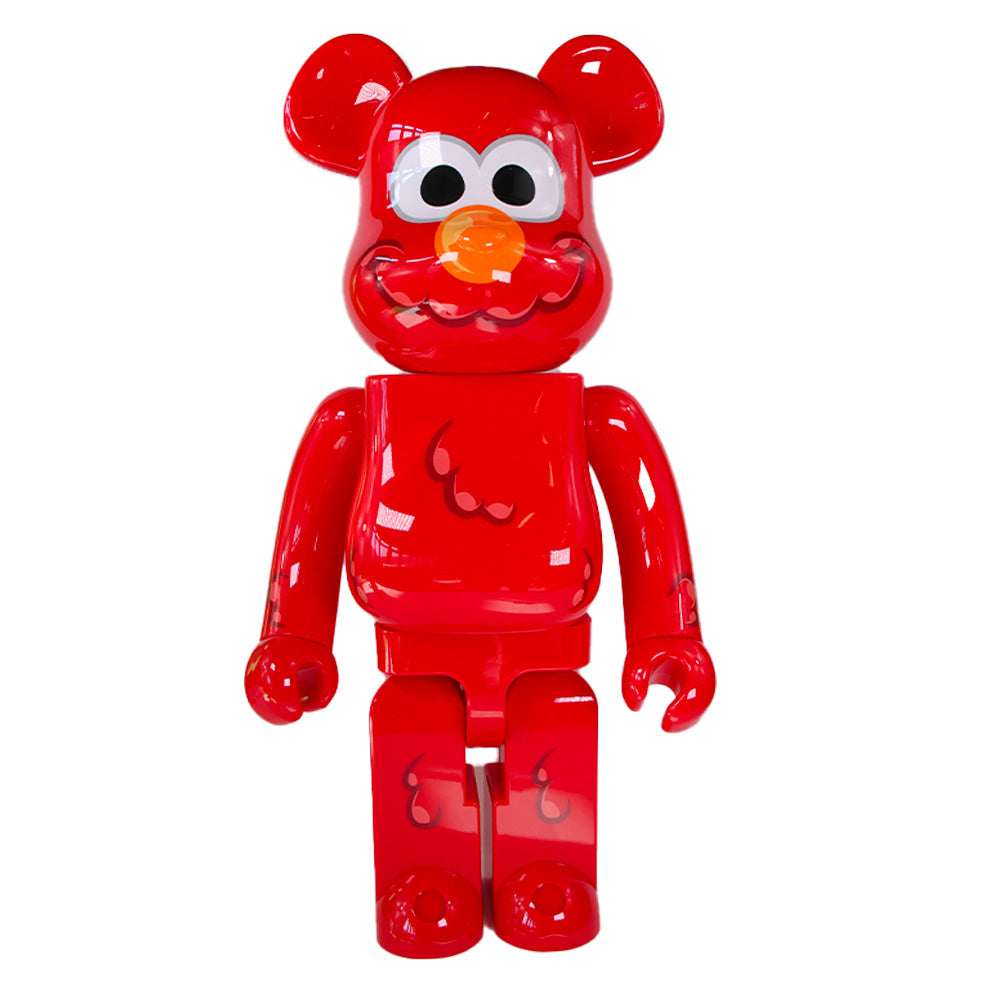 1000% Bearbrick Coin Parking Delivery x Sesame Street Elmo (CPD Version) - Limited Edition Collectible Figure for Display & Home Decor