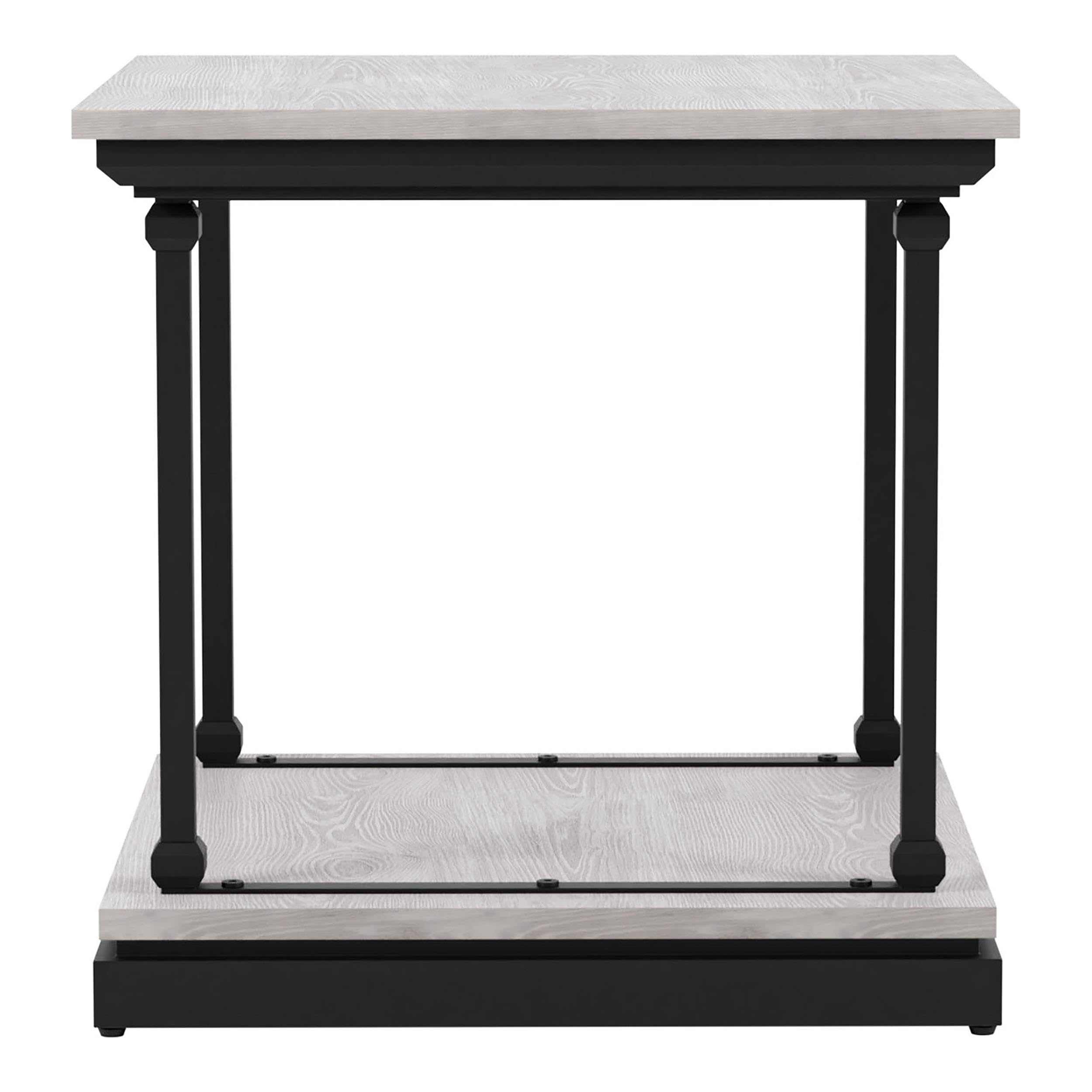 Drewden Wood Coffee Table Set - 3-Piece Antique White for Living Room
