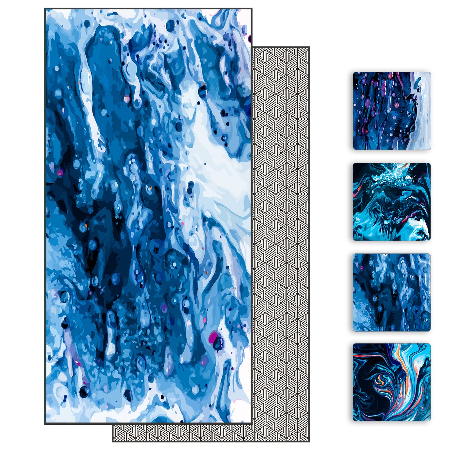 **DARCHEN Oversized Microfiber Beach Towel - Quick Dry, Sand Free, Extra Large (70x35