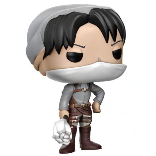 Funko POP! Attack on Titan Levi Ackerman #239 Vinyl Figure - Anime Collectible, Perfect for Display & Gift Giving - Ideal for Anime Fans, Office Decor, and Pop Culture Collections