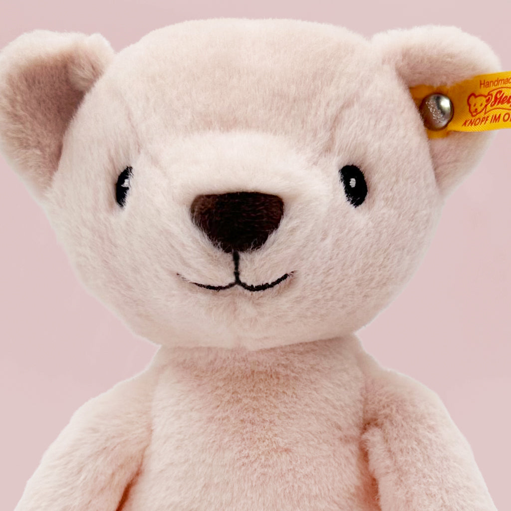 Steiff Newborn Baby Gift Box - Pink Plush Teddy Bear for Infants | Perfect First Birthday, Christening & Baby Shower Present