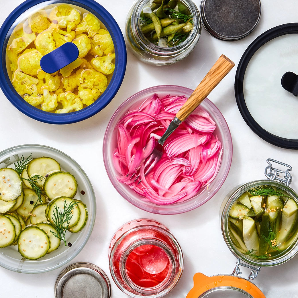 Microwave Pickles - Quick & Easy Homemade Pickles in Minutes | Perfect for Snacks, Sandwiches & Charcuterie Boards