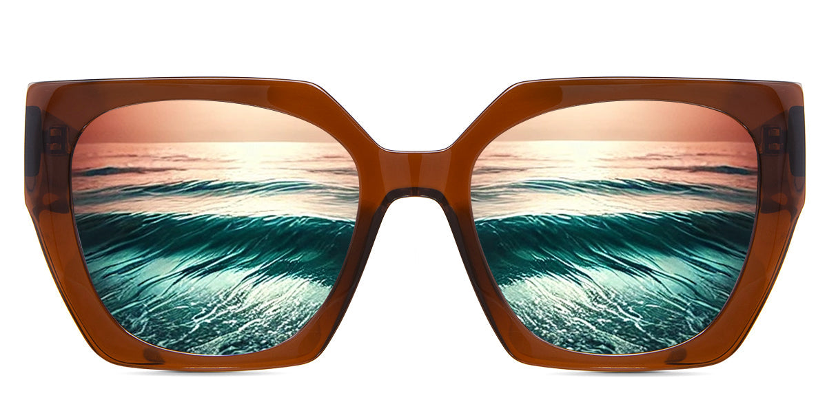 Lenor Women's Prescription Sunglasses – UV Protection, Polarized Lenses for Driving, Outdoor & Fashion Use