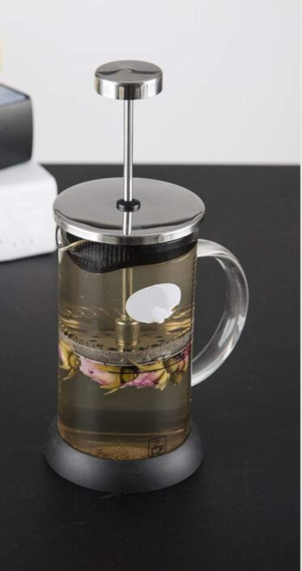 Premium Glass French Press Coffee Maker - 34oz Heat-Resistant Coffee & Tea Press Pot with Stainless Steel Filter - Perfect for Home, Office & Camping Brewing