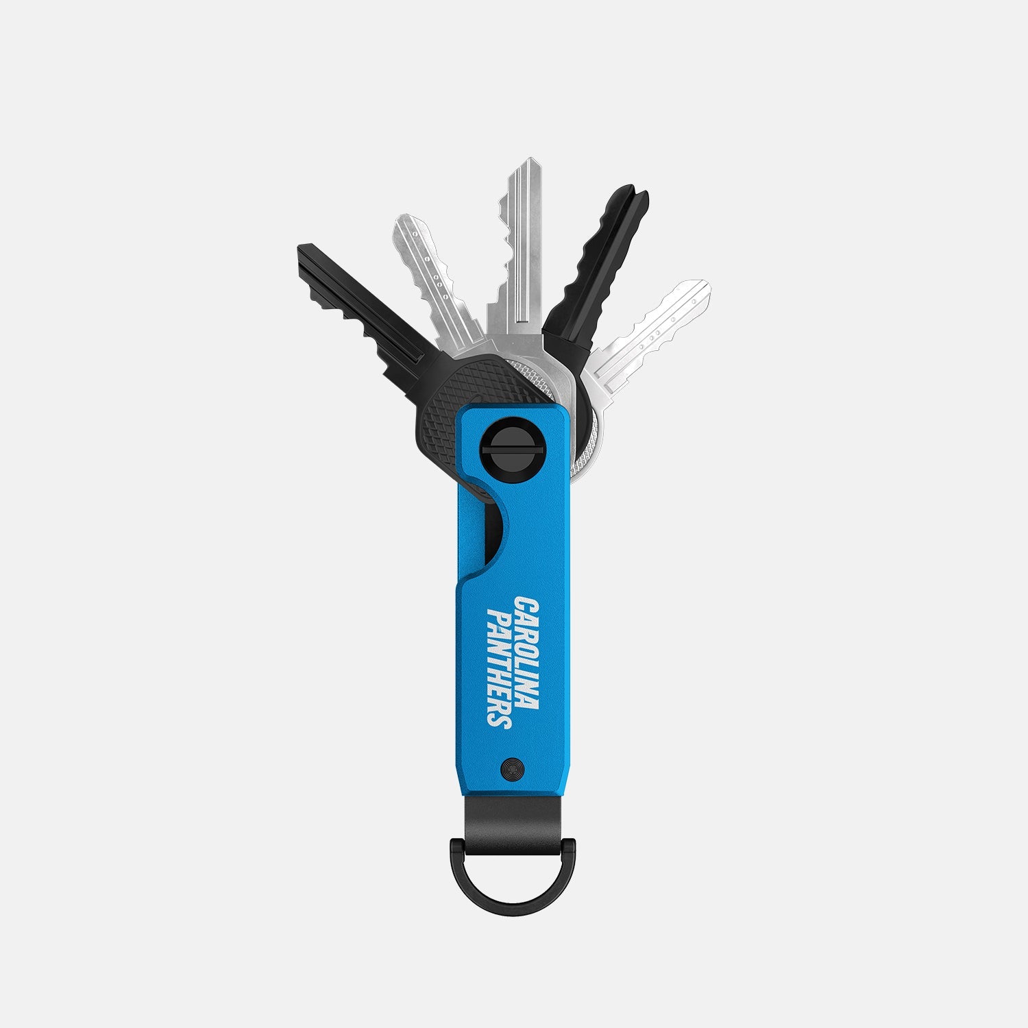 Ridge KeyCase for Carolina Panthers - Slim RFID Blocking Key Holder with Money Clip - Perfect for NFL Fans, Travel, and Everyday Use