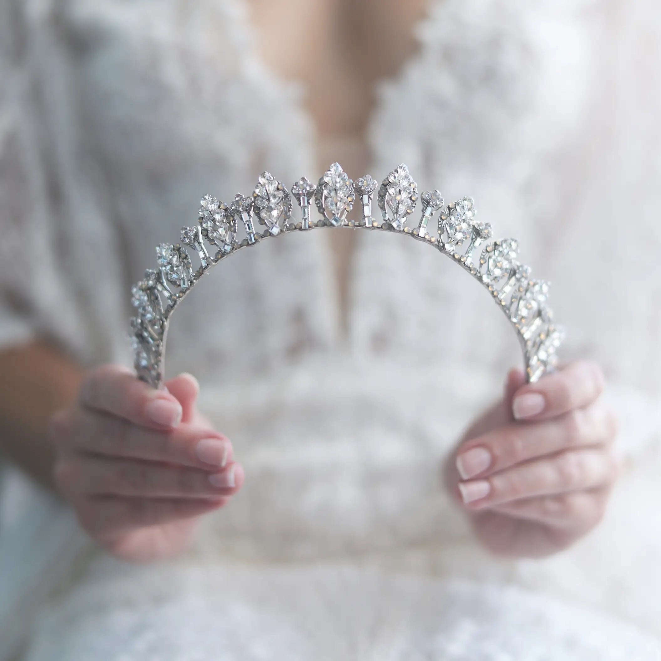 Lucy Crown - Elegant Rhinestone Tiara for Women | Perfect for Weddings, Prom, Pageants & Special Occasions