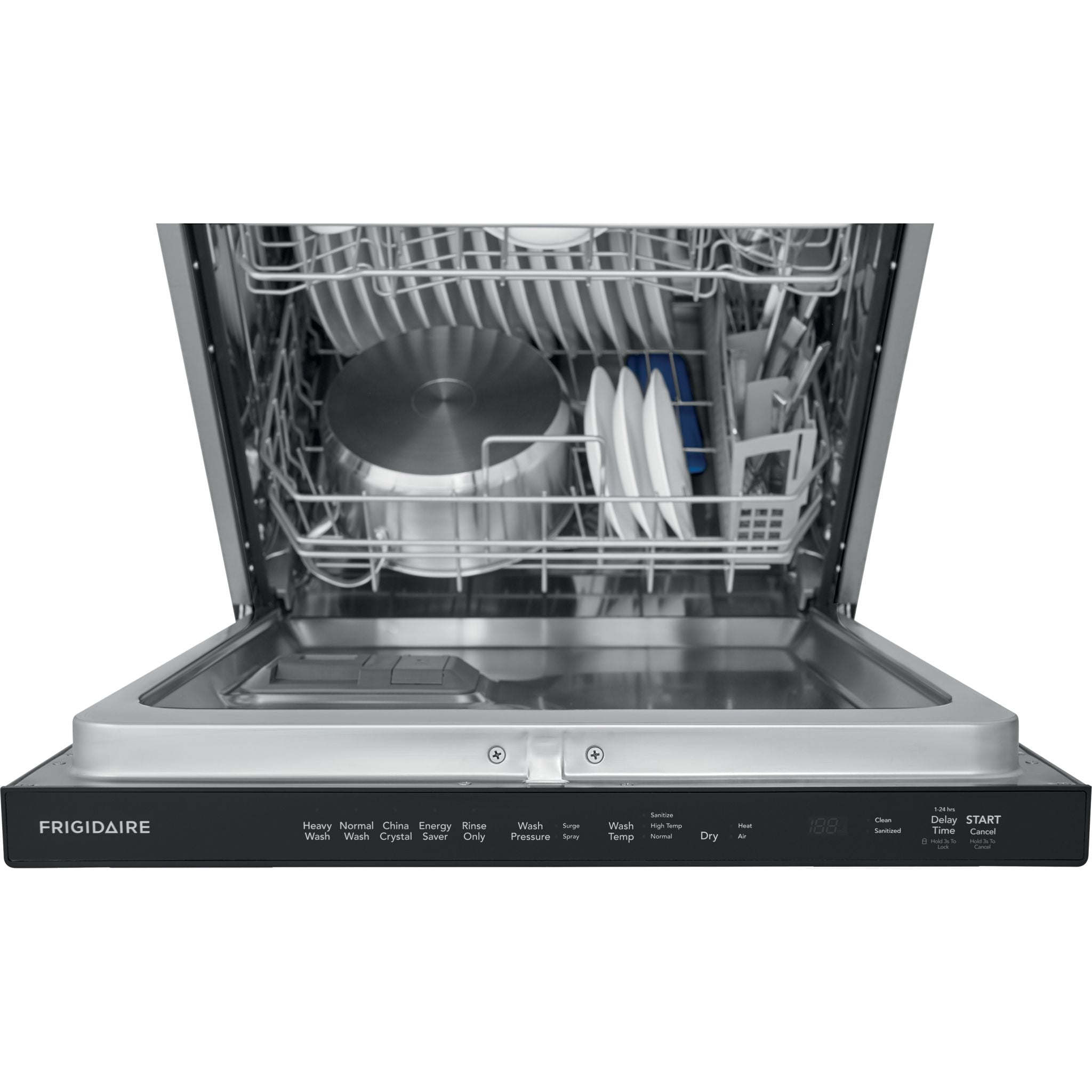 Frigidaire FDSP4501AS 24-Inch Built-In Dishwasher with Stainless Steel Tub - Energy Star Certified for Efficient Cleaning - Perfect for Kitchens, Apartments & Small Homes