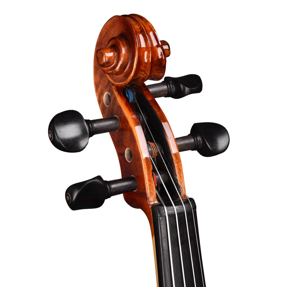 TheLAShop BV250 4/4 Full Size Professional Maple Wood Violin with Hard Case - Perfect for Beginners, Students & Performers | Classical, Orchestral & Practice Use