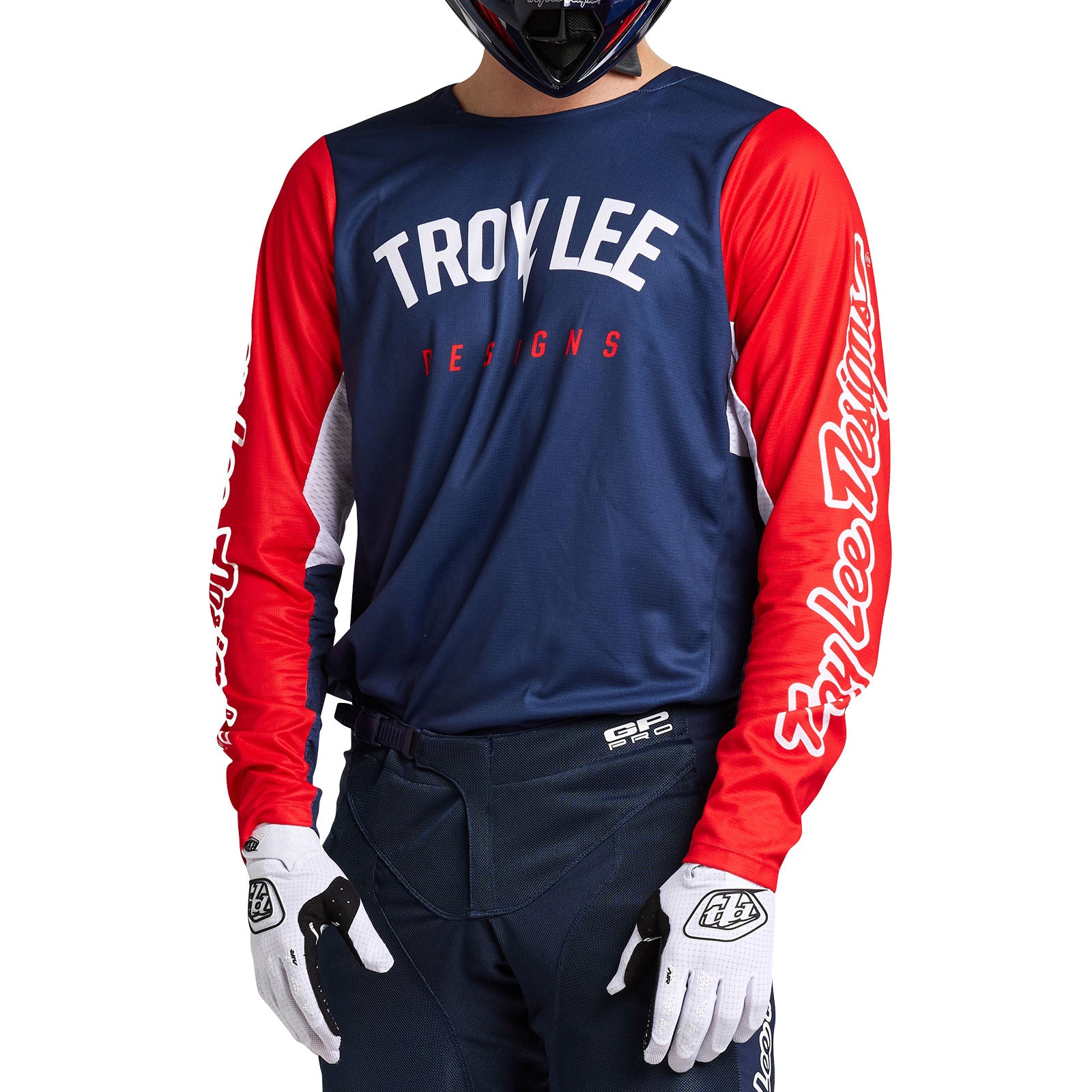 GP Pro Jersey Boltz Navy/Red - High-Performance Sports Jersey for Baseball, Football & Soccer - Perfect for Training, Games & Team Uniforms