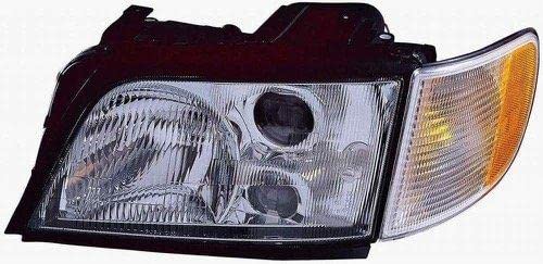 Go-Parts - Left (Driver) Side Headlight Assembly for 1996-1997 Audi A6 | OEM Replacement Housing, Lens & Cover | Part #4A0941003BF | Perfect for Night Driving & Vehicle Restoration