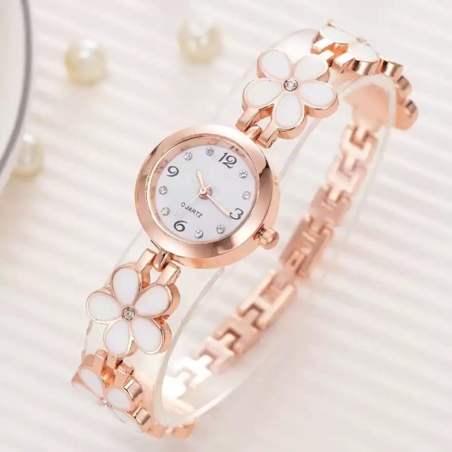 Watchstar Elegant Stainless Steel Analog Watch for Women & Girls - Fashion Casual Wristwatch with Classic Design | Perfect for Office, Dating & Everyday Wear
