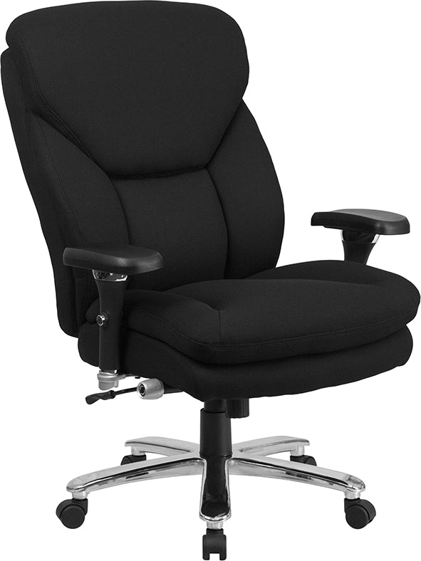 FLASH HERCULES Series Heavy Duty Executive Office Chair - 400 lb Weight Capacity, Ergonomic Design with Lumbar Support, Big & Tall Adjustable Chair for All-Day Comfort - Perfect for Home Office, Gaming, and Professional Workspaces