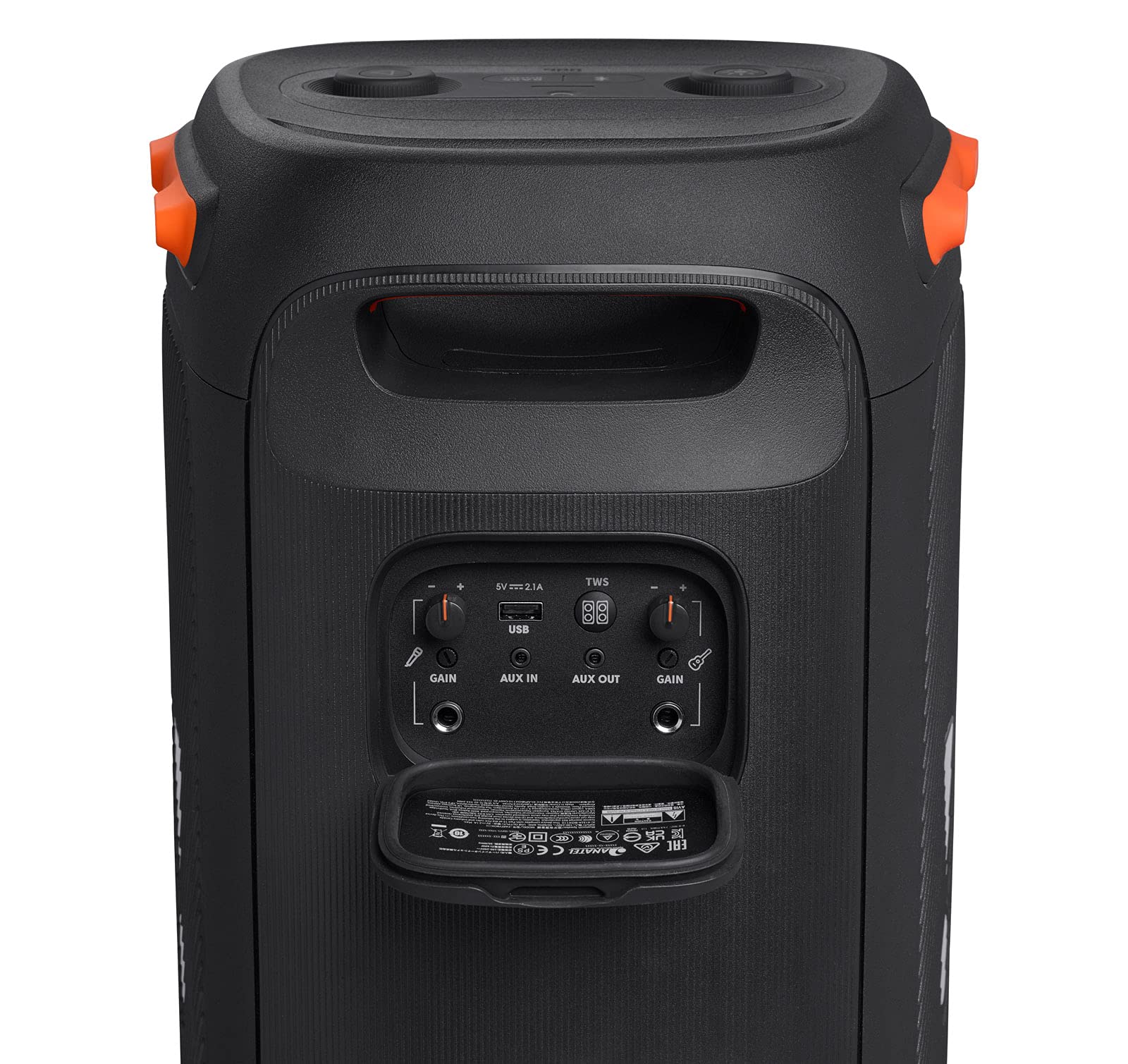 JBL Partybox 110 Portable Bluetooth Speaker with Wired Microphone - High-Power Party Speaker for Outdoor Events, Karaoke, DJ & Home Entertainment
