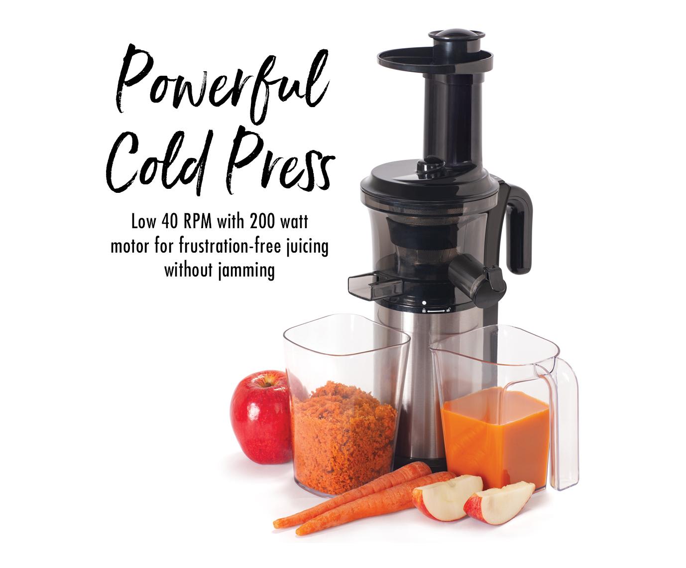 Tribest Shine Vertical Juicer - Cold Press Slow Masticating Juicer for Fruits & Vegetables - Healthy Juice Extractor for Home, Gym & Office - Perfect for Detox, Weight Loss & Wellness