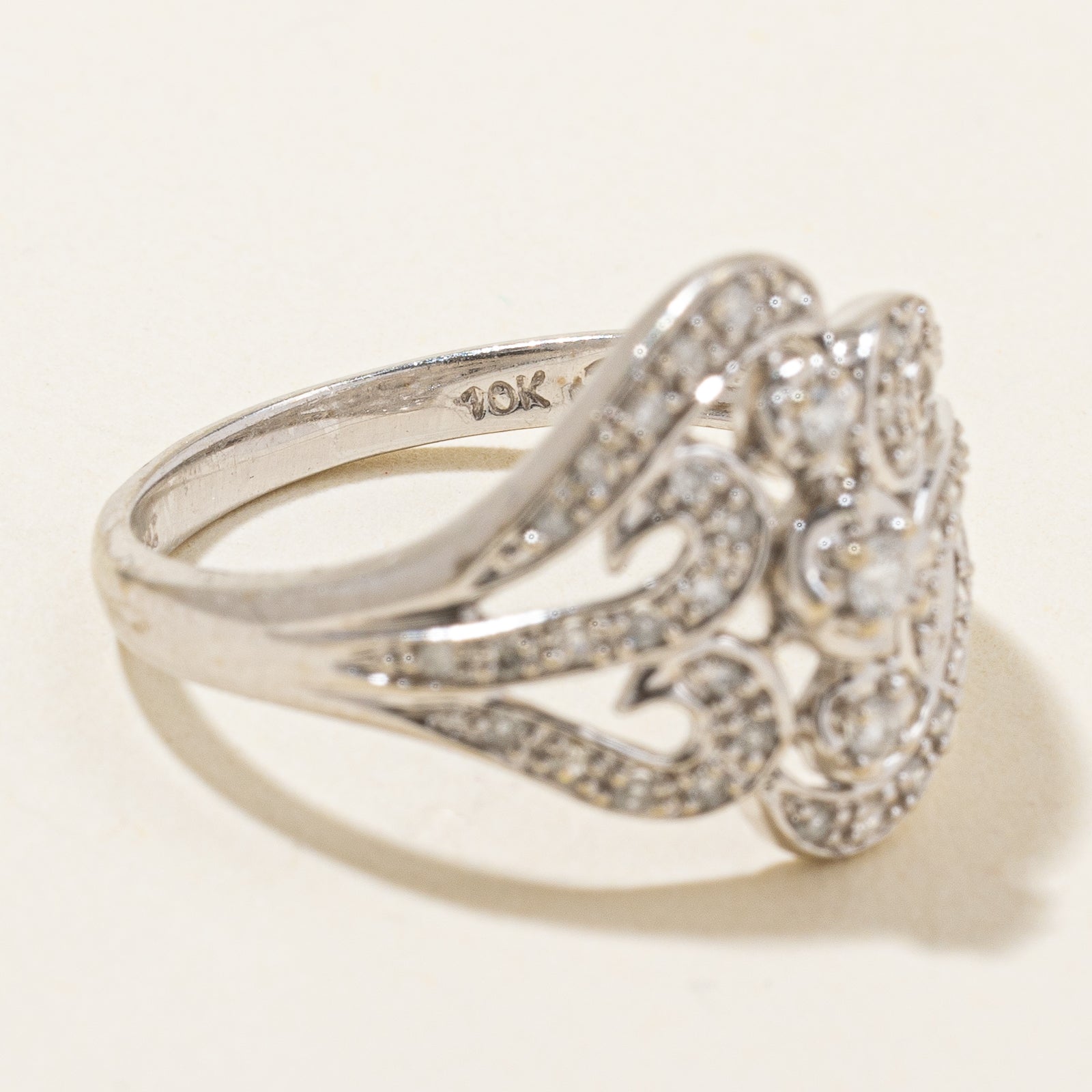 Elegant 0.20ctw Diamond Engagement Ring for Women - Size 6.5 | Perfect for Proposals, Anniversaries & Special Occasions | Dazzling Gift for Her