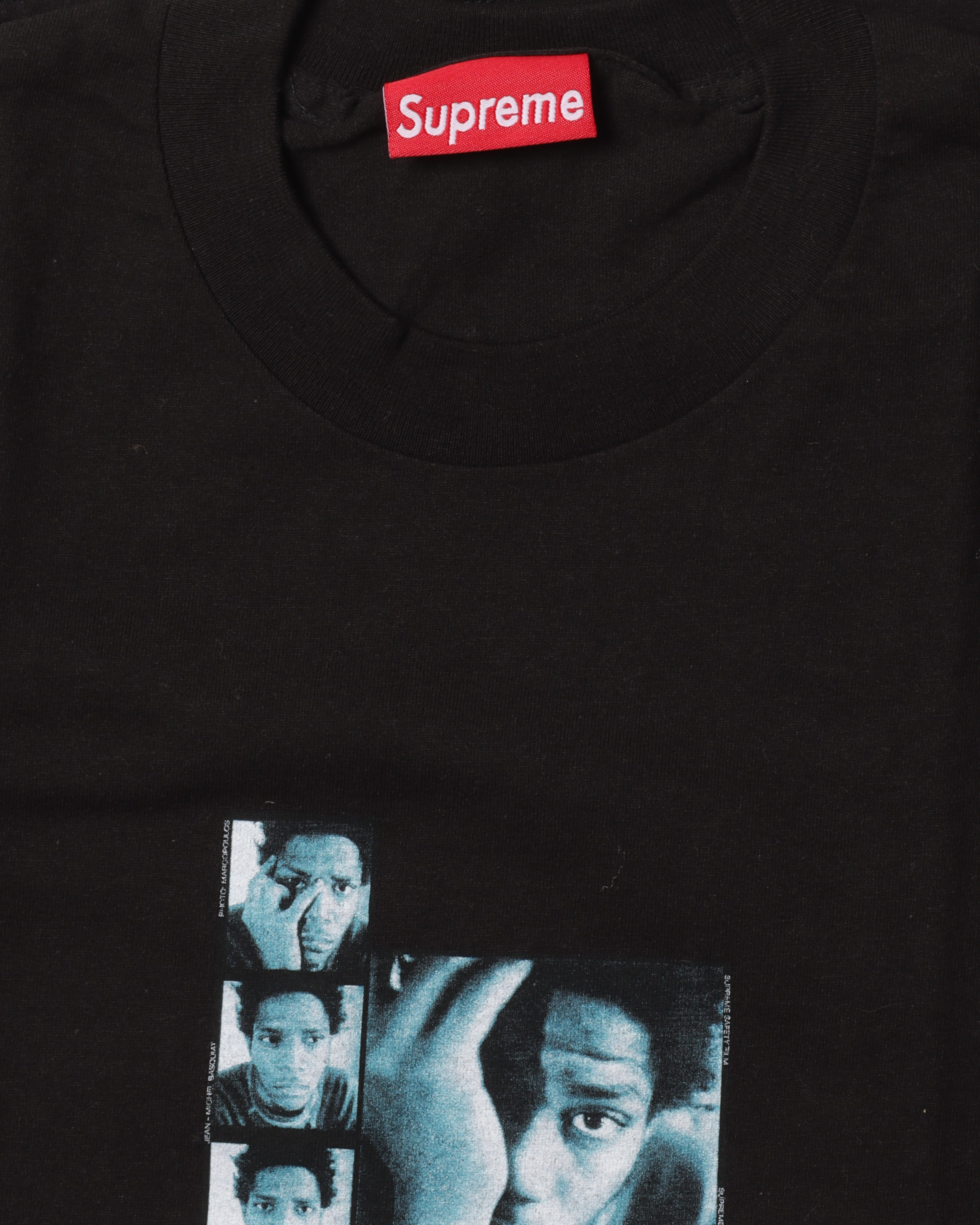 1996 Ari Marcopoulos x Jean Michel Basquiat Vintage Black T-Shirt - Limited Edition Artist Collab Tee - Perfect for Streetwear, Art Collectors & Casual Wear