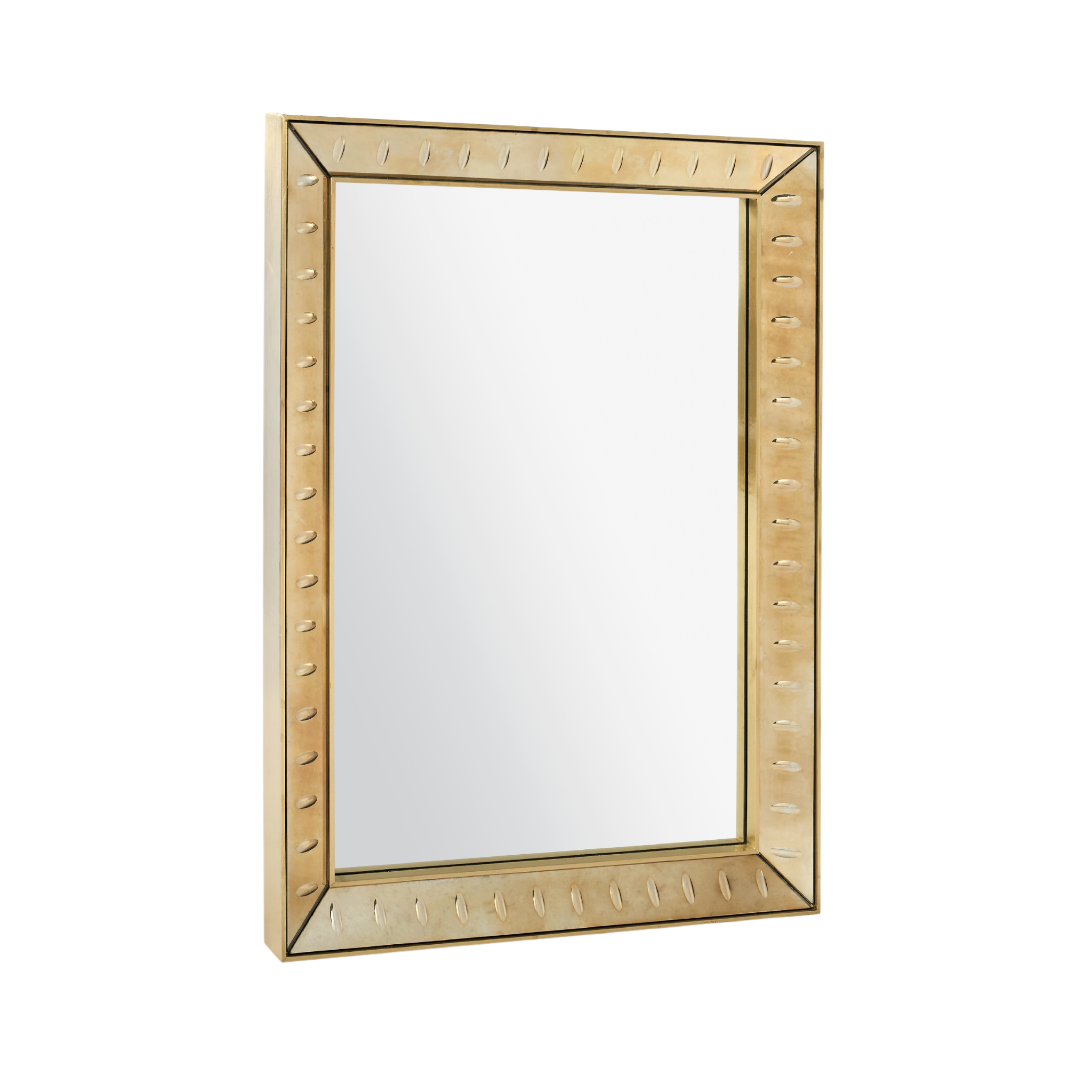Antique Champagne Reese Mirror - Vintage Gold Wall Mirror for Home Decor, Living Room, Bedroom & Bathroom | Elegant Decorative Mirror for Wedding, Dining Room & Entryway