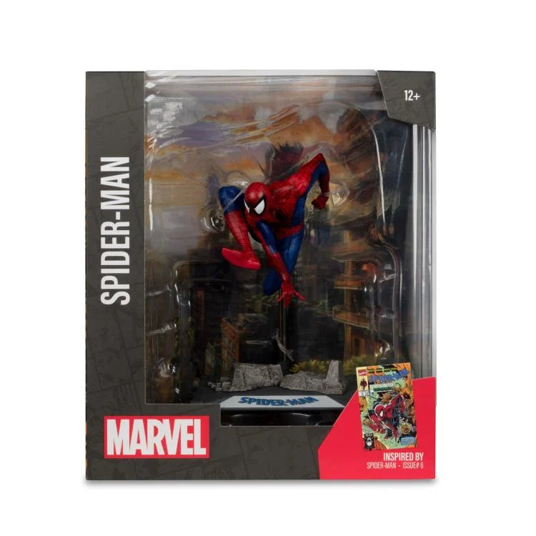 Marvel Comics Spider-Man 1/10 Scale Action Figure - Spider-Man #6 Collectible Model for Display, Gifts & Superhero Fans | Perfect for Home Decor, Office Display & Marvel Collections