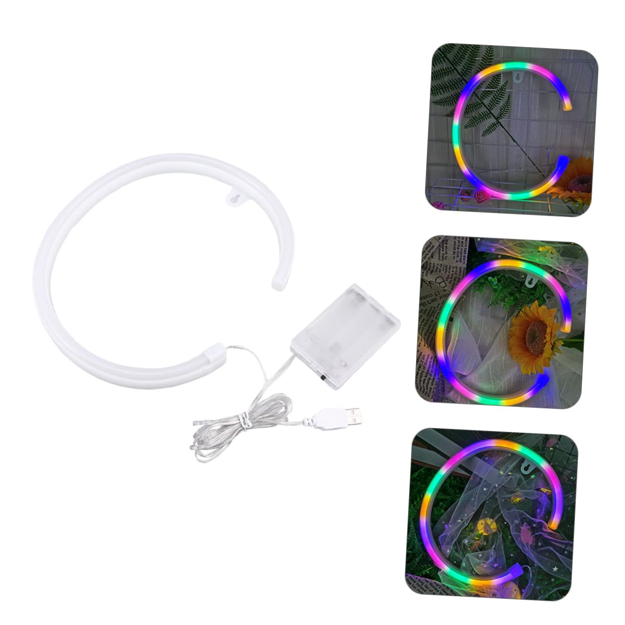 ETHZZLE Neon Light Night Lamp - LED Letter Modeling Light with Battery for Room Decor, Bedroom & Living Room - Perfect for Parties, Weddings & Home Ambiance