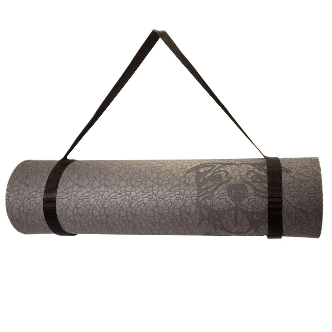 Premium Koa Yoga Mat - 6' x 2' x 8mm Thick TPE Eco-Friendly Non-Slip Exercise Mat | Latex-Free & Non-Toxic | Supports Charity | Ideal for Hot Yoga, Pilates & Home Workouts