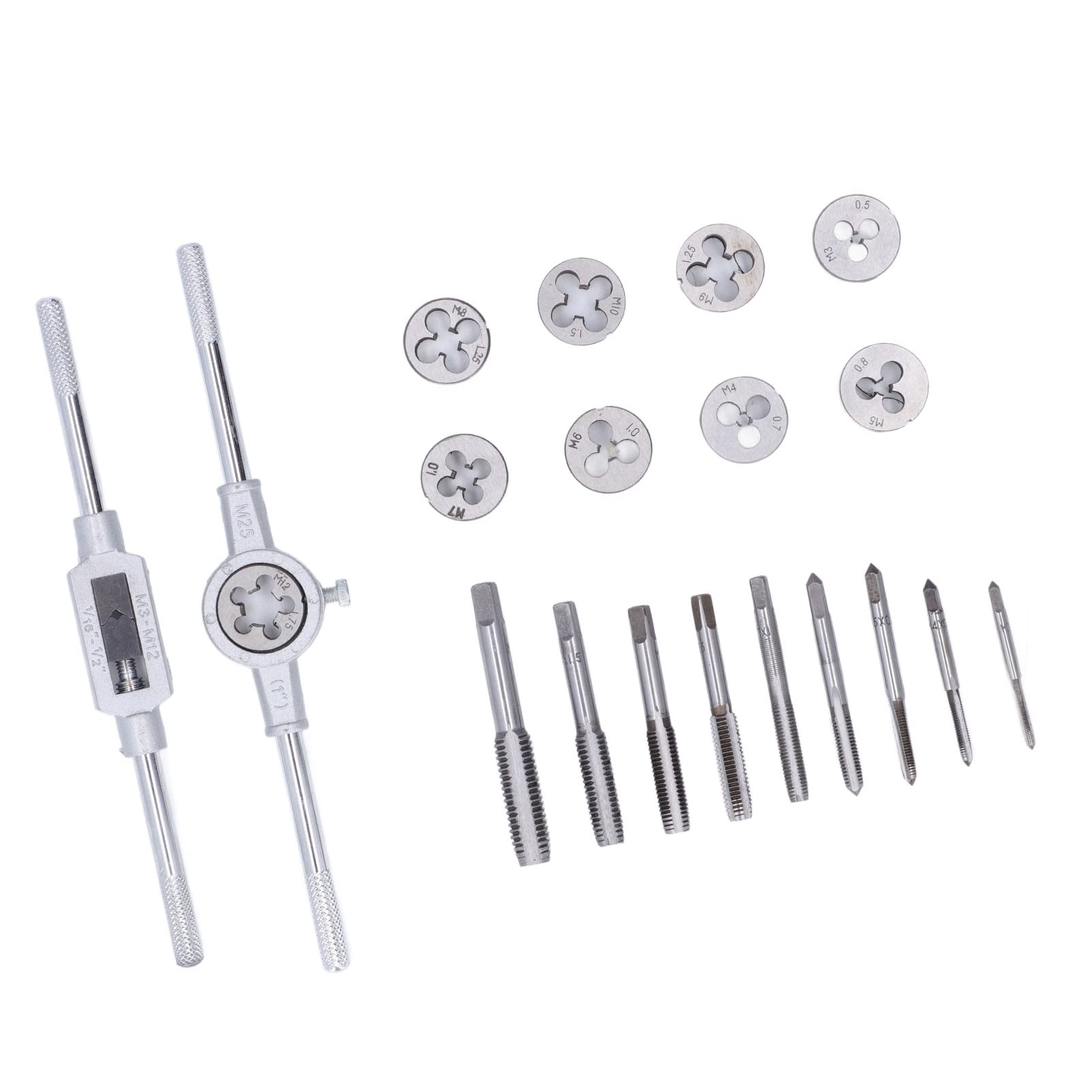 High-Quality Non-Slip Taps and Dies Set for Cast Iron - Durable Thread Cutting Tools for Plumbing, Metalworking & DIY Projects - Perfect for Professionals and Home Workshops