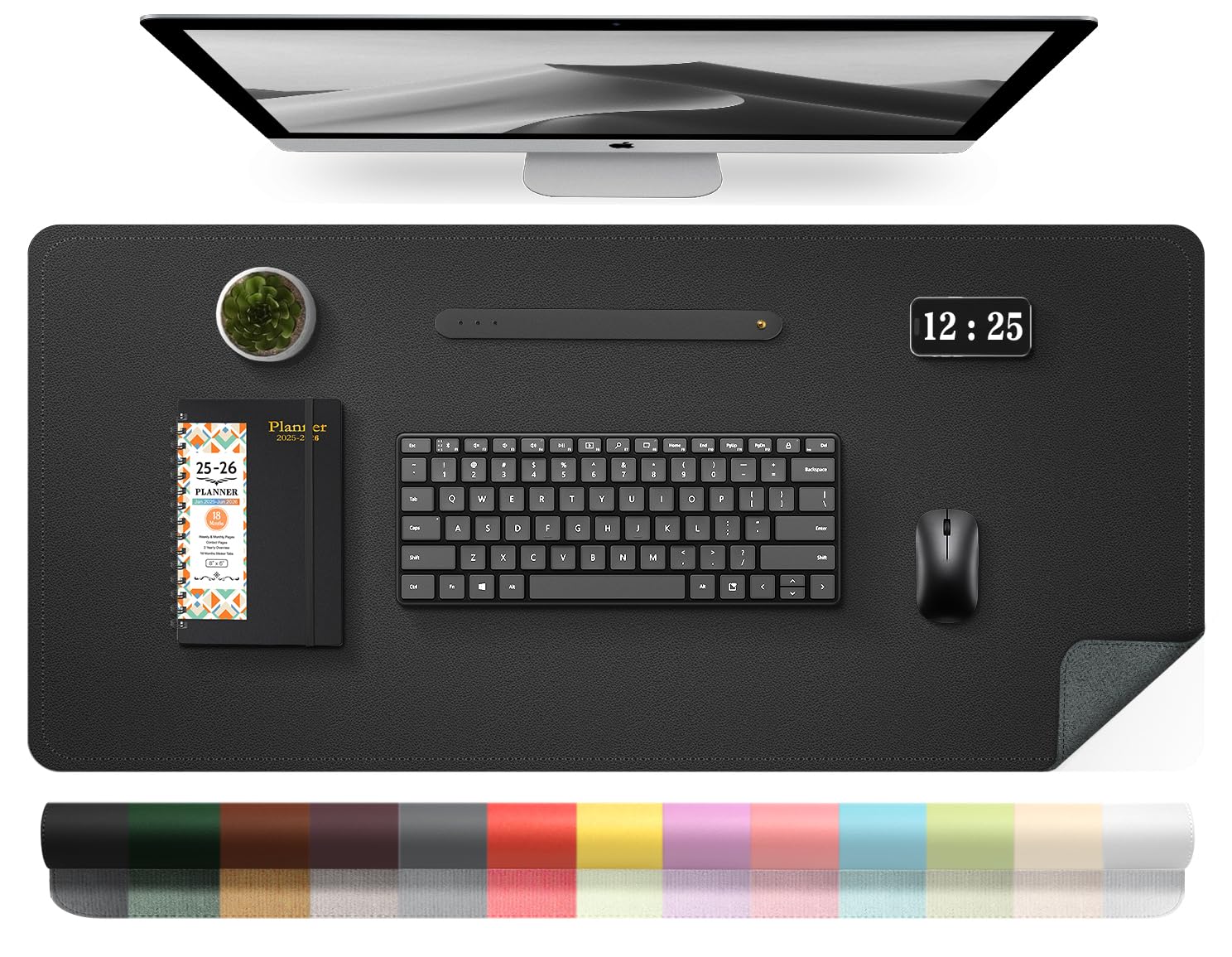 Premium Leather Desk Pad Protector - 39.4