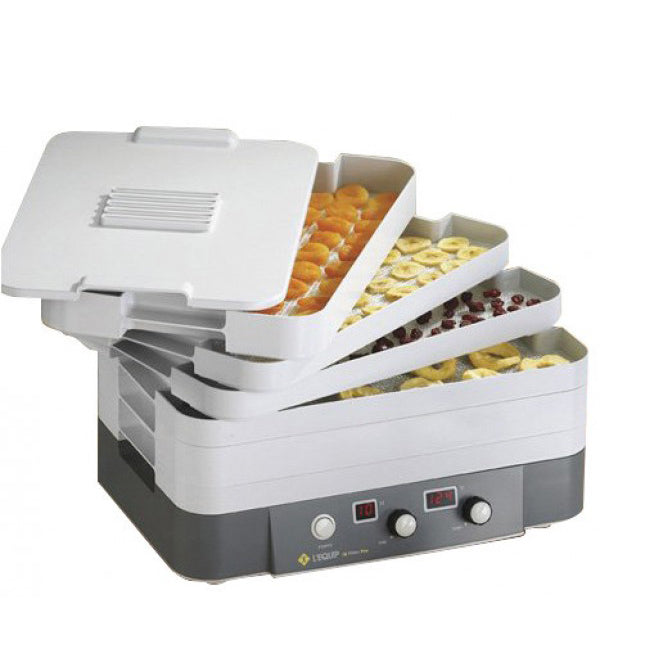 L'Equip Filter Pro Table Top Food Dehydrator - Healthy Snacks, Jerky & Fruit Drying for Home Kitchen | Perfect for Camping, Backpacking & Meal Prep