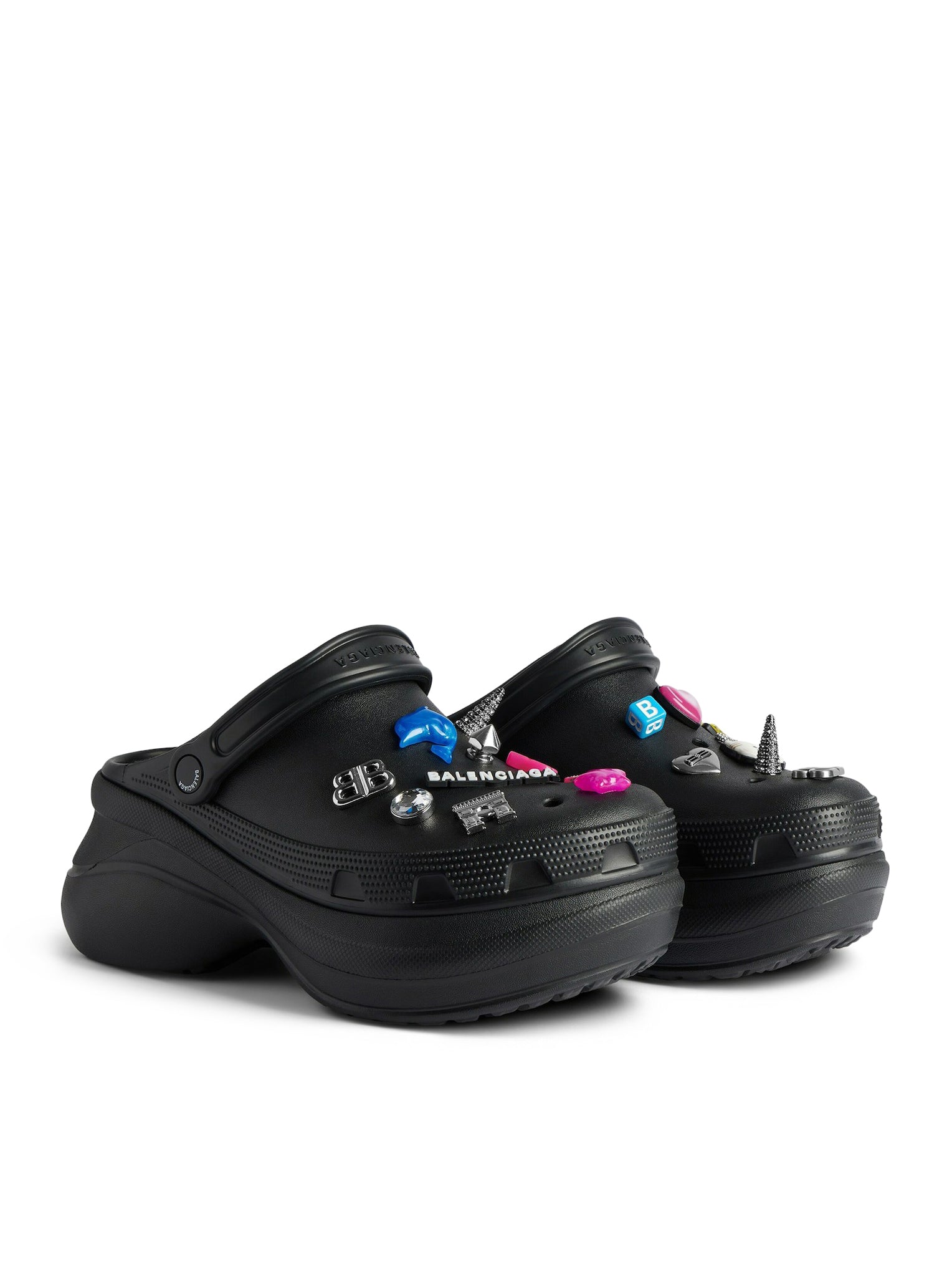 Crocs™ Jibbitz™ Charms for Women - Black Shoe Decorations | Fun & Stylish Accessories for Casual Wear, Beach, and Everyday Fashion