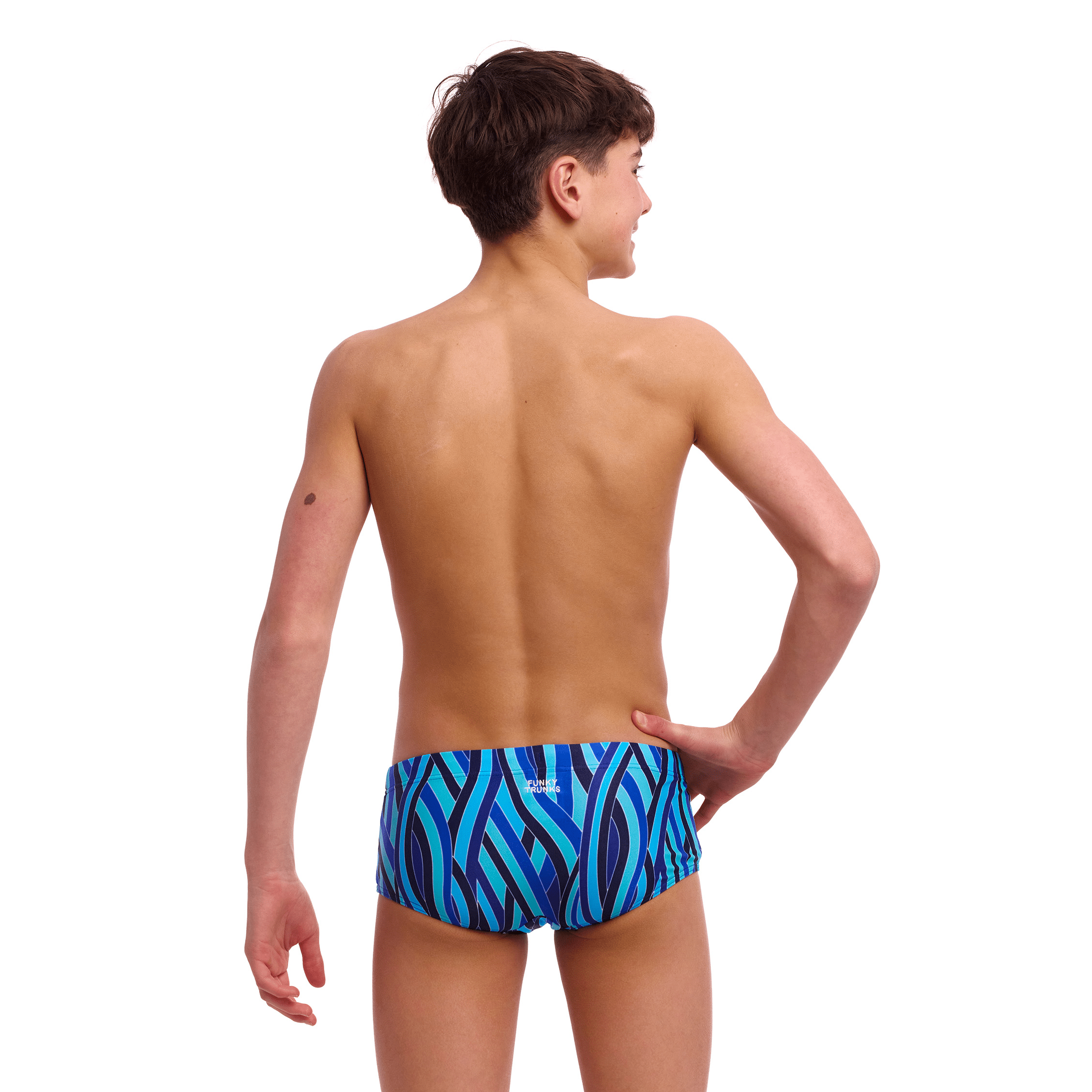 Funky Trunks Snork City Boys Swim Trunks - Quick-Dry Swimwear for Beach, Pool & Water Sports