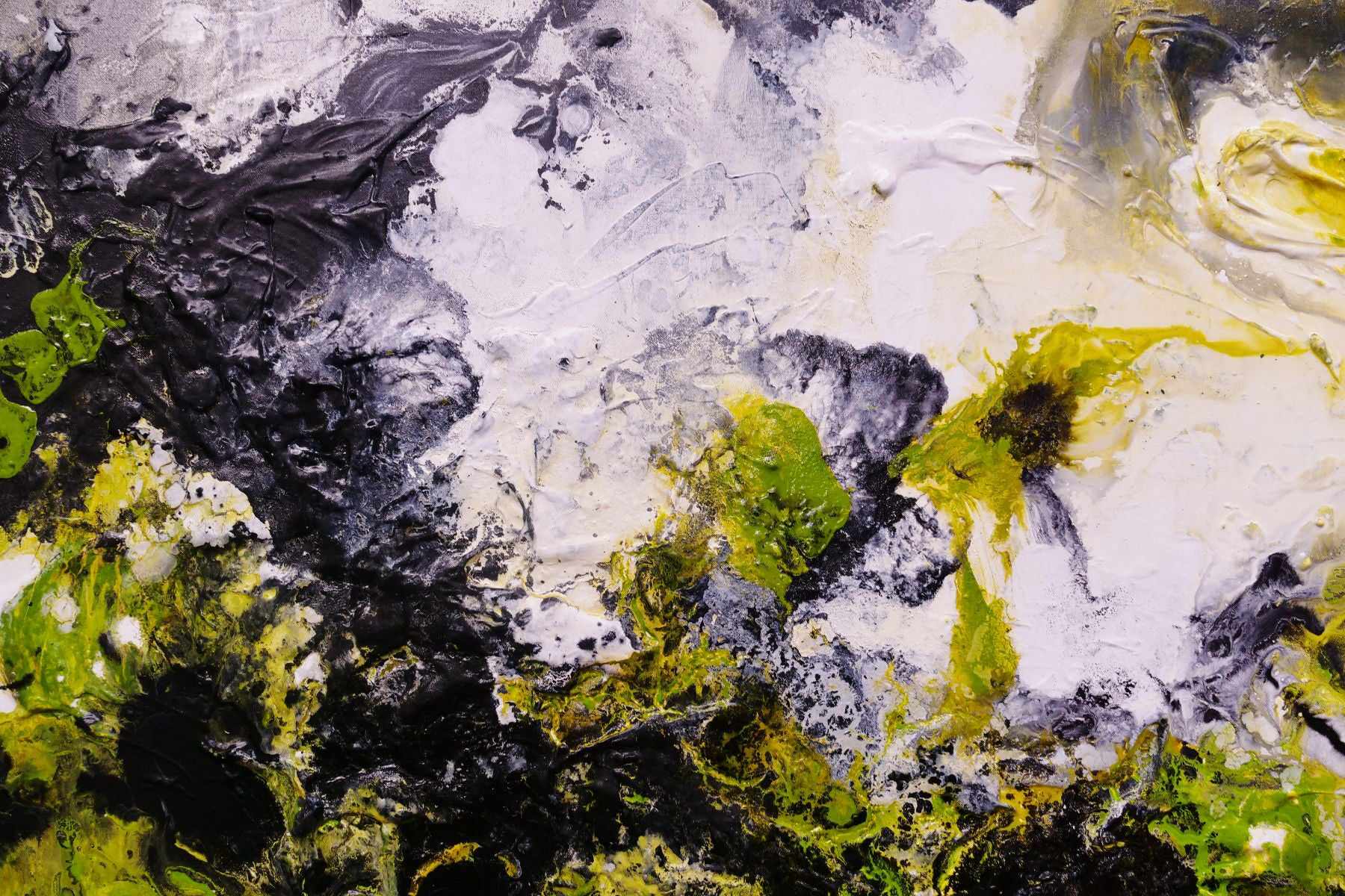 Lime Rust Textured Abstract Painting - 190cm x 100cm Modern Wall Art for Living Room, Bedroom & Office Decor | Lime By Design