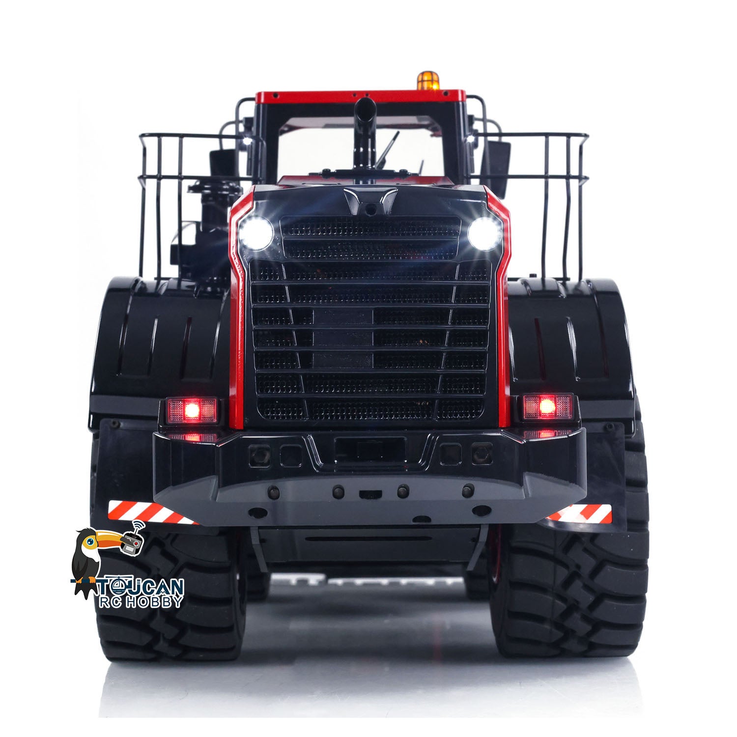 1/14 Scale RC Metal Hydraulic Loader WA480 - Remote Control Construction Toy with Quick Coupler, Fork Bucket, Lights & Sound - ST8 Radio System - Perfect for Construction Enthusiasts and Kids Outdoor Play