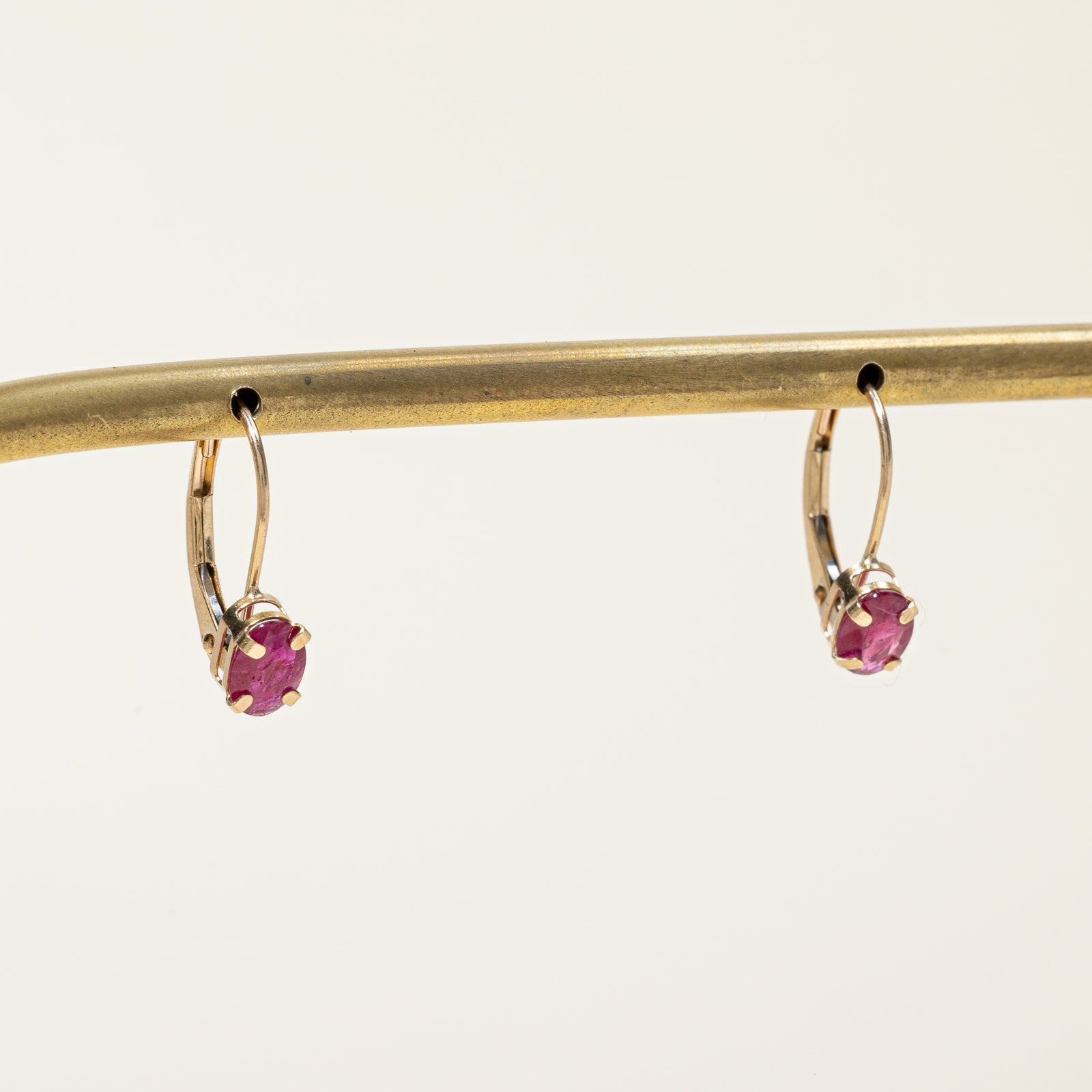 0.90ctw Ruby Drop Earrings for Women - Elegant Dangling Gemstone Jewelry for Weddings, Parties & Special Occasions