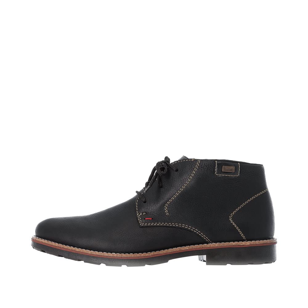Rieker Men's Ankle Boots - Comfortable Leather Casual Shoes for Walking & Work | Waterproof Winter Boots for Outdoor & Office Wear