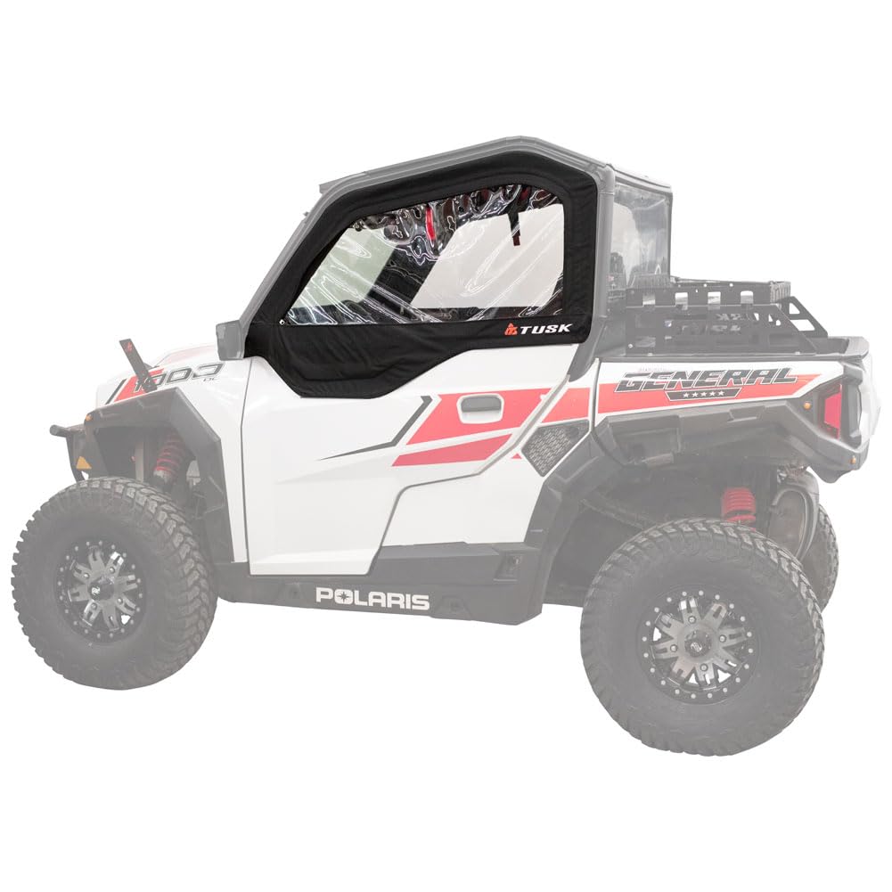2022-2024 Polaris General 1000 Sport UTV Passenger Side Door - TUSK Steel Clear Window Replacement for Off-Road Adventures & Trail Riding