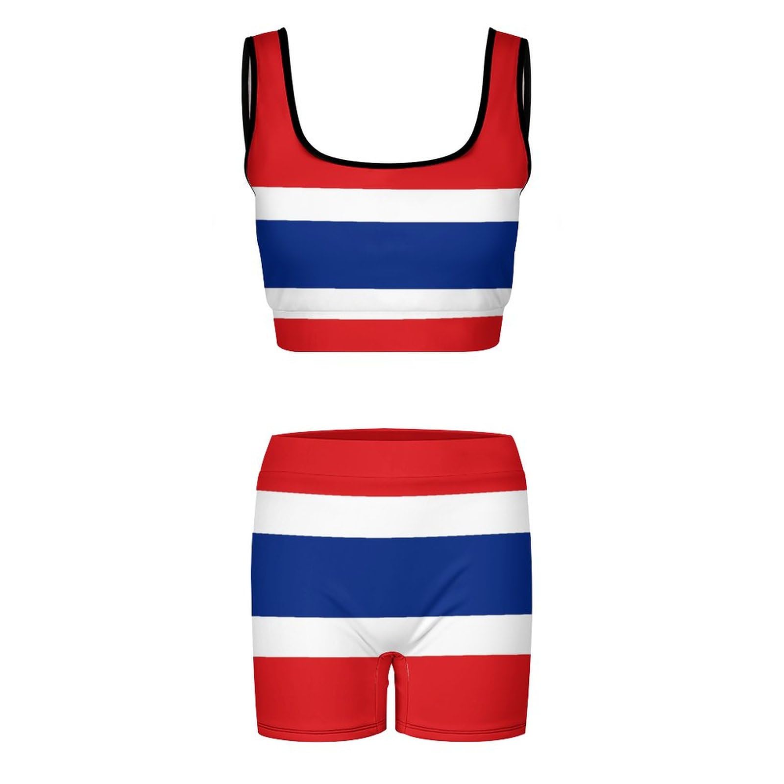 Grenada Flag Print Women's 2-Piece Yoga Outfit - Sports Shorts & Vest Bra Set for Gym, Workout & Activewear | Perfect for Yoga, Running & Fitness Training