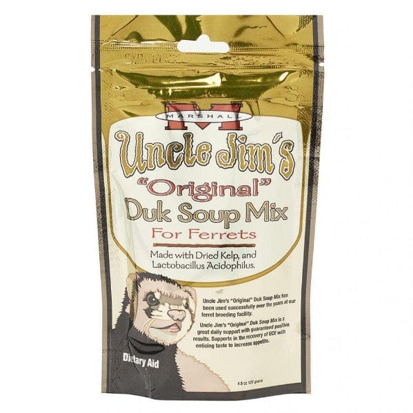 Original Duk Soup Mix for Ferrets by Marshall Uncle Jim | High-Protein Ferret Food Supplement | Perfect for Picky Eaters & Digestive Health