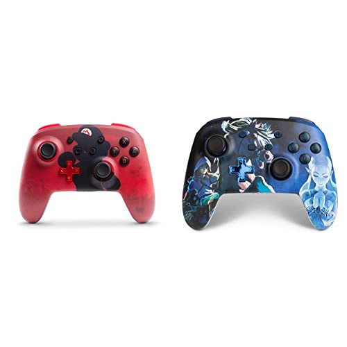 PowerA Enhanced Wireless Controller for Nintendo Switch - Mario Silhouette Edition | Nintendo Switch Lite Compatible | Ergonomic Design for Long Gaming Sessions    PowerA Enhanced Wireless Controller for Nintendo Switch - Midnight Ride Edition | Nintendo Switch Lite Compatible | Perfect for Multiplayer and Travel Gaming