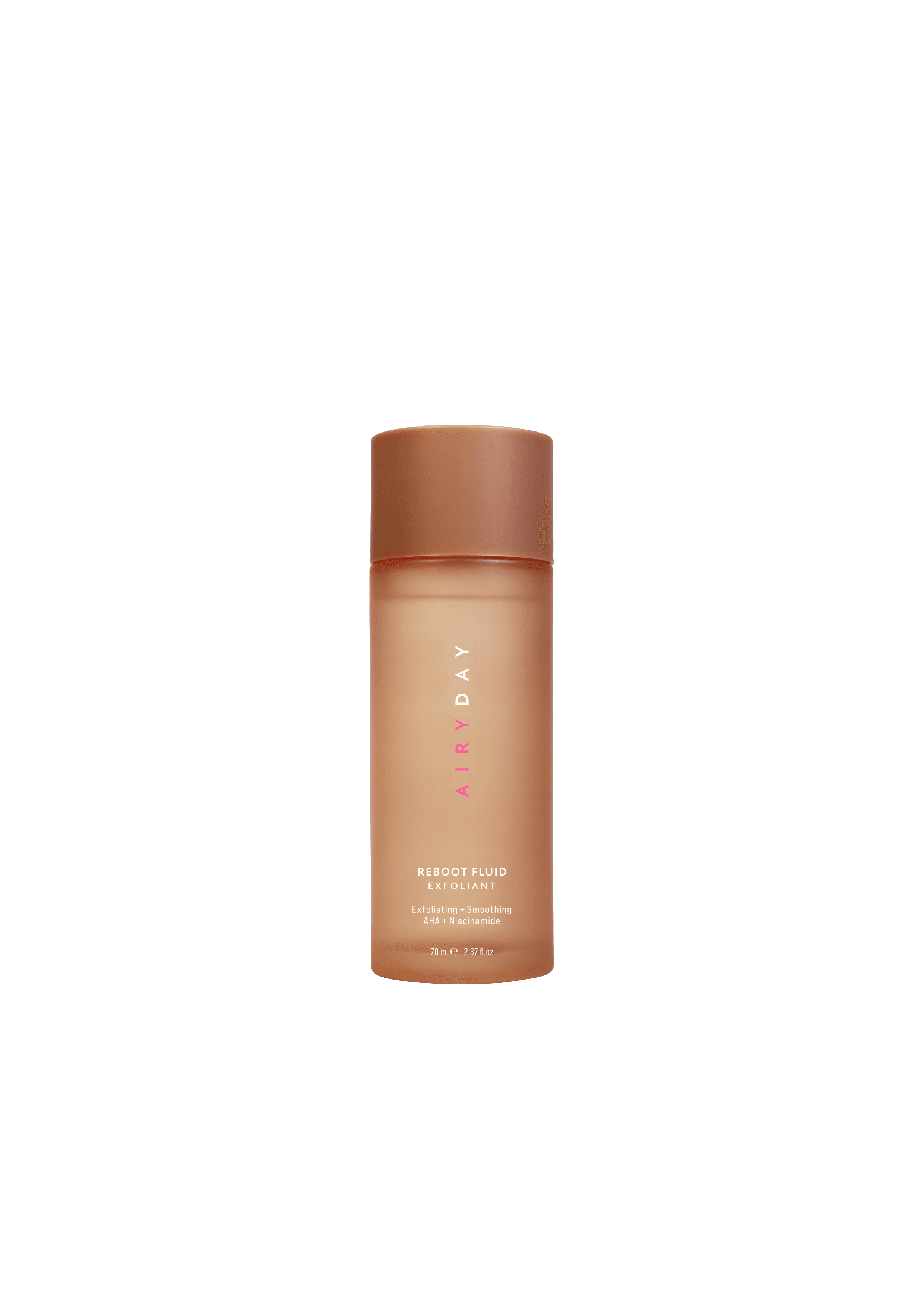 Airyday Reboot Fluid Exfoliant 70ml - Gentle Chemical Exfoliator for Face, AHA BHA PHA Toner, Brightening & Pore Minimizing - Perfect for Daily Skincare Routine & Acne-Prone Skin