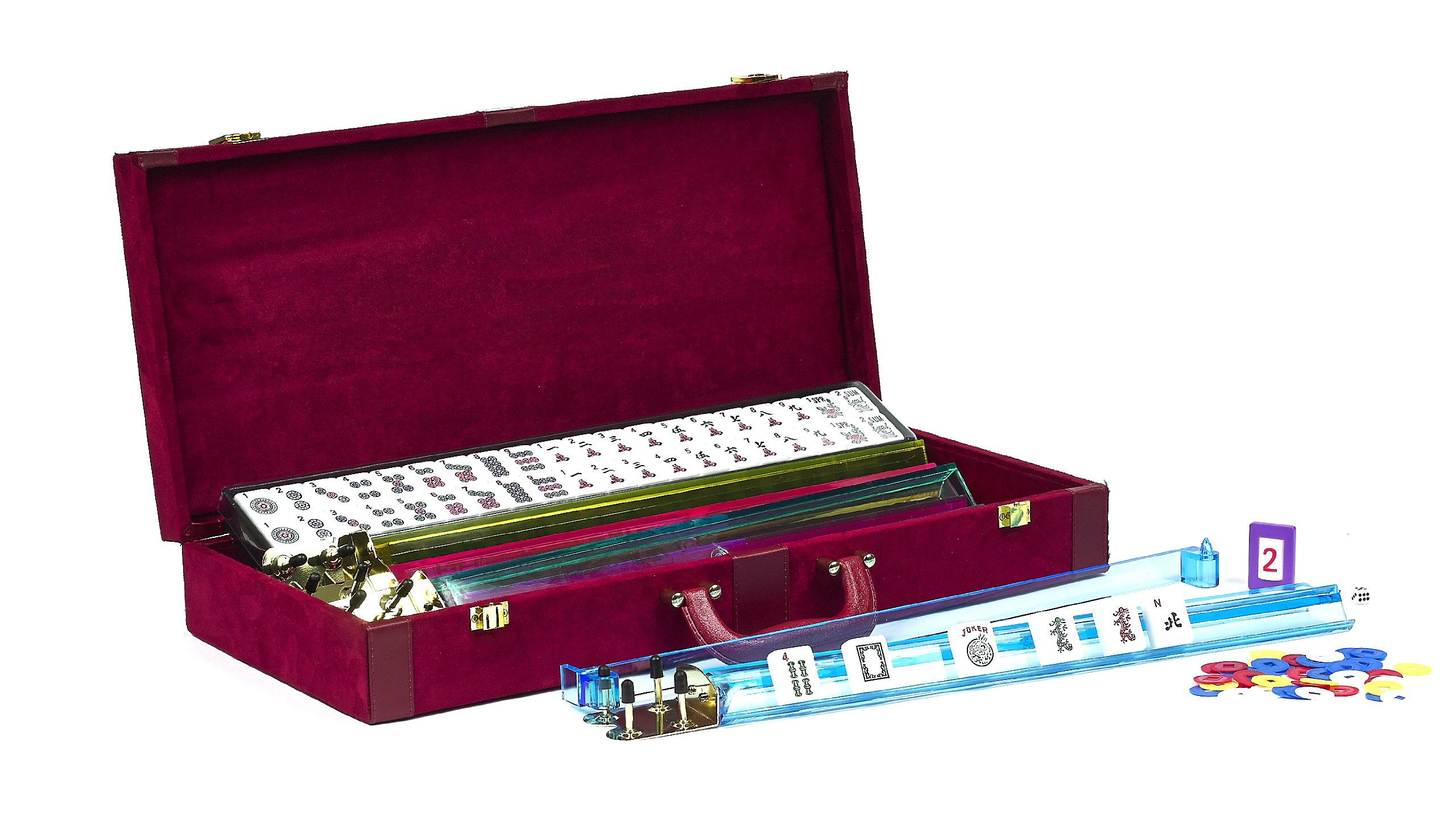 Premium American Mahjong Set - Luxury Designer Tiles for Mah Jongg Game Nights | Perfect for Family Gatherings & Social Events