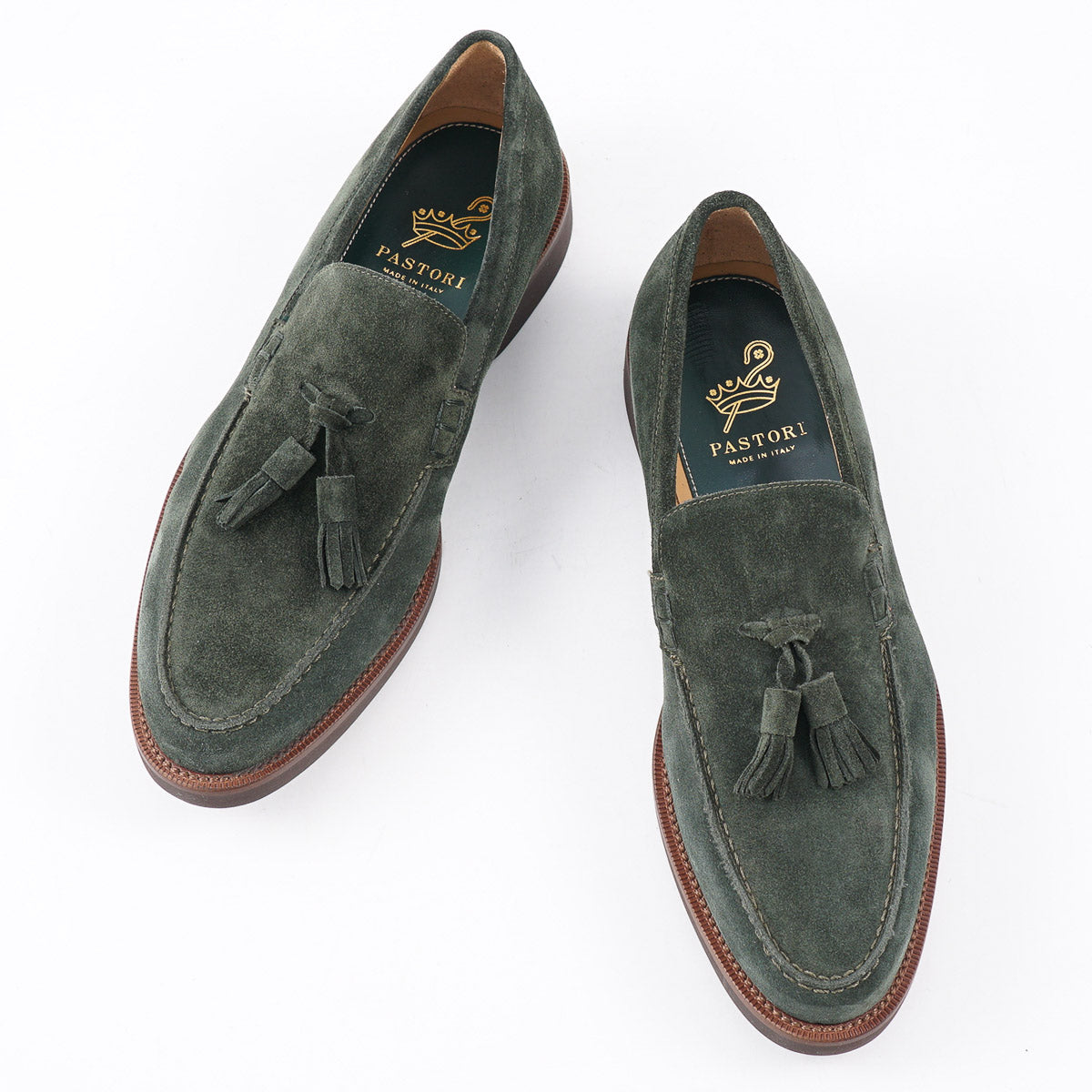 Pastori Calf Suede Tassel Loafers for Men - Comfortable Slip-On Dress Shoes for Business, Office & Casual Wear