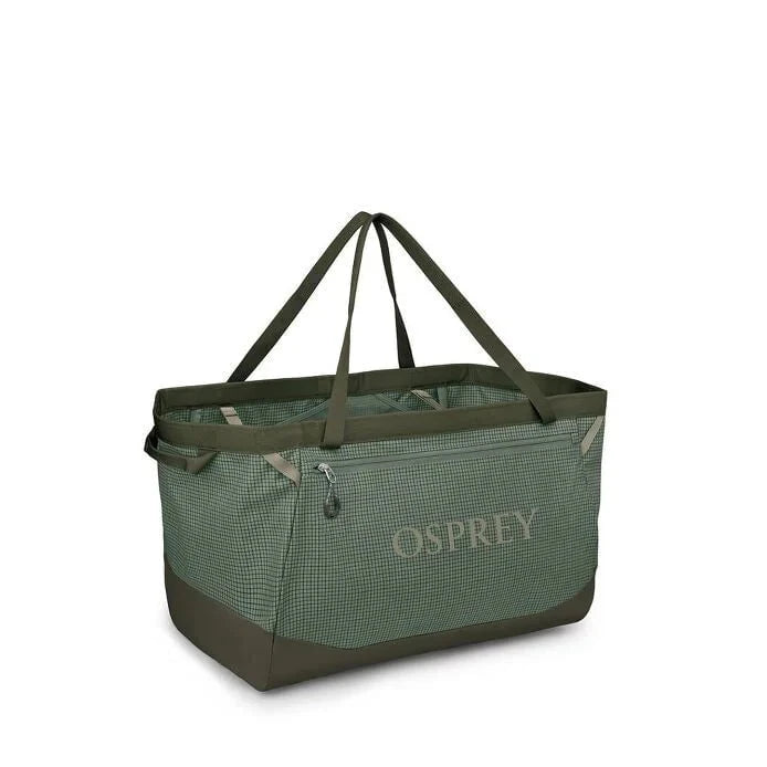 Osprey Transporter Gear Tote 60 - Durable Travel Duffel Bag for Outdoor Adventures, Gym & Weekend Getaways | Water-Resistant Carry-On Luggage for Camping, Hiking & Sports Gear Storage