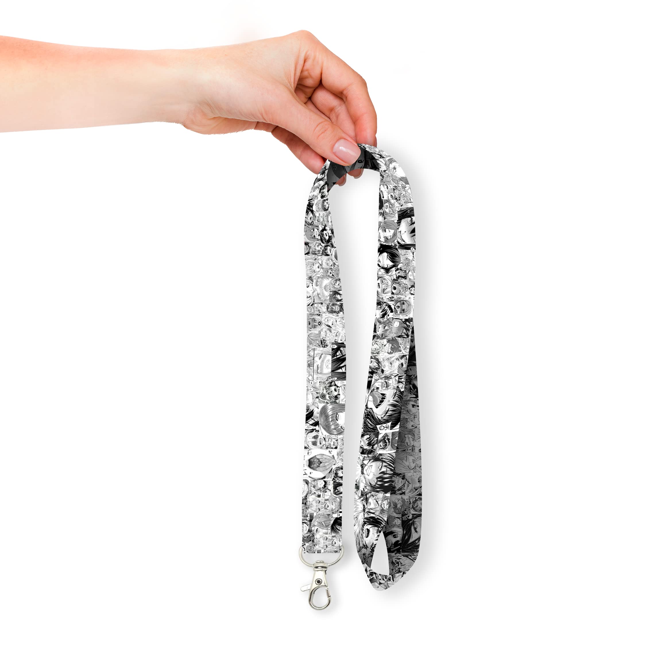 Cute Anime Lanyard Keychain with Lust Face Design - Perfect for Cosplay, Conventions, and Anime Fan Accessories