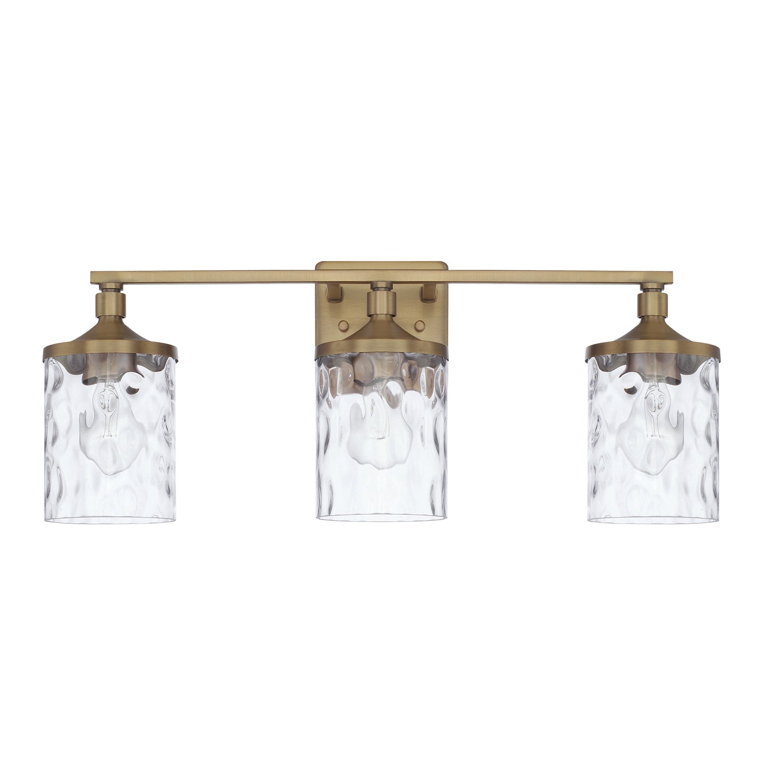 Capital Lighting Three Light Vanity - Modern Bathroom Light Fixture with Adjustable Arms, Brushed Nickel Finish - Perfect for Bathroom Makeover, Dressing Room & Vanity Area Lighting