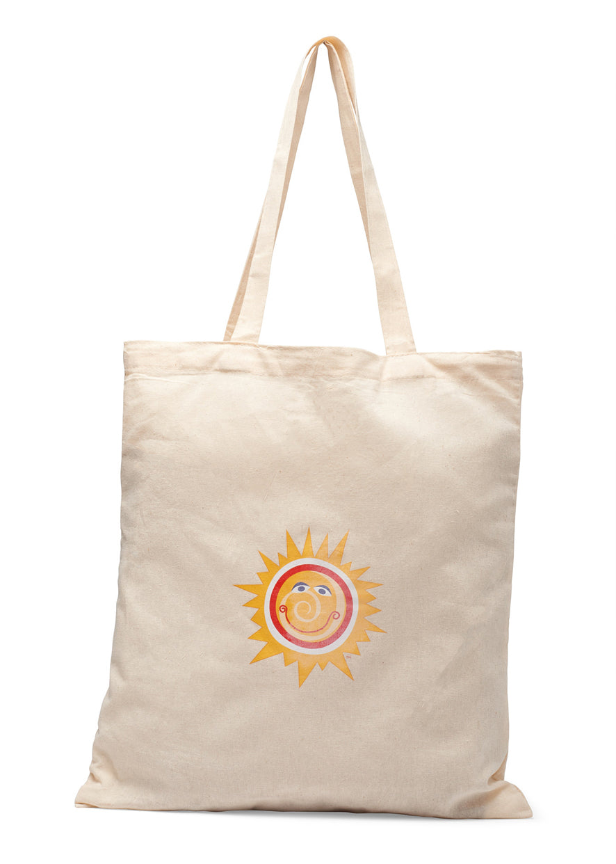Eco-Friendly Organic Cotton Reusable Shopping Tote Bag - Lightweight & Durable for Groceries, Beach Trips & Farmers Market