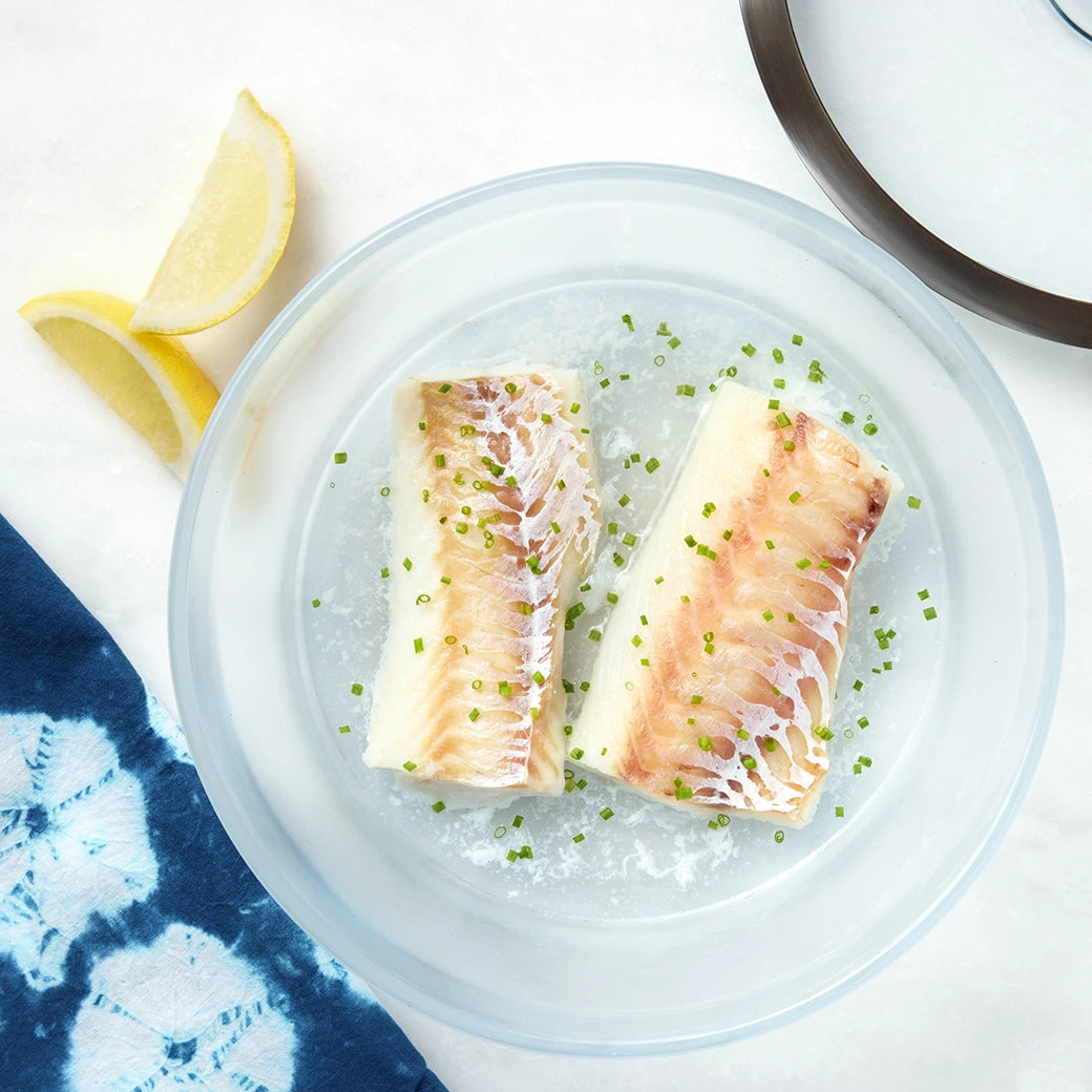 Fresh Cod Fillets for Microwave Cooking - Quick & Easy Healthy Seafood Meals at Home
