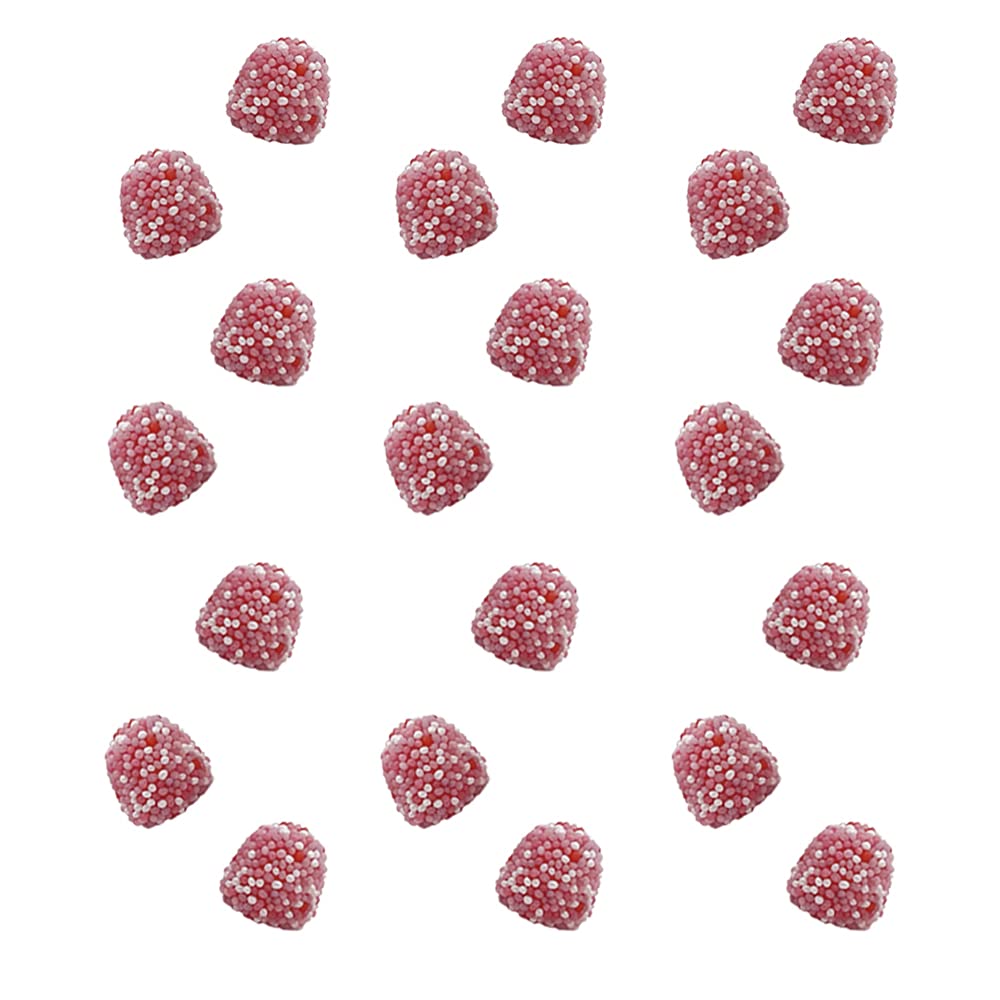 Fruidles Pink Berry Gummy Candy - Nonpareils Coated Sour Gummies, 8oz (Half Pound) - Perfect for Birthday Parties, Movie Nights & Sweet Treats