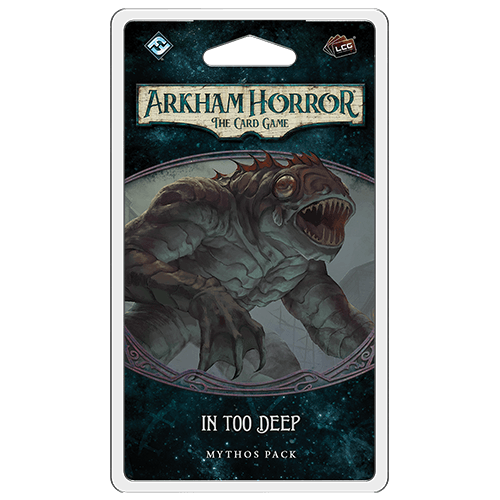 Arkham Horror: The Card Game - In Too Deep Mythos Pack Expansion | Horror Adventure Game for Adults | Perfect for Game Nights & Lovecraftian Storytelling