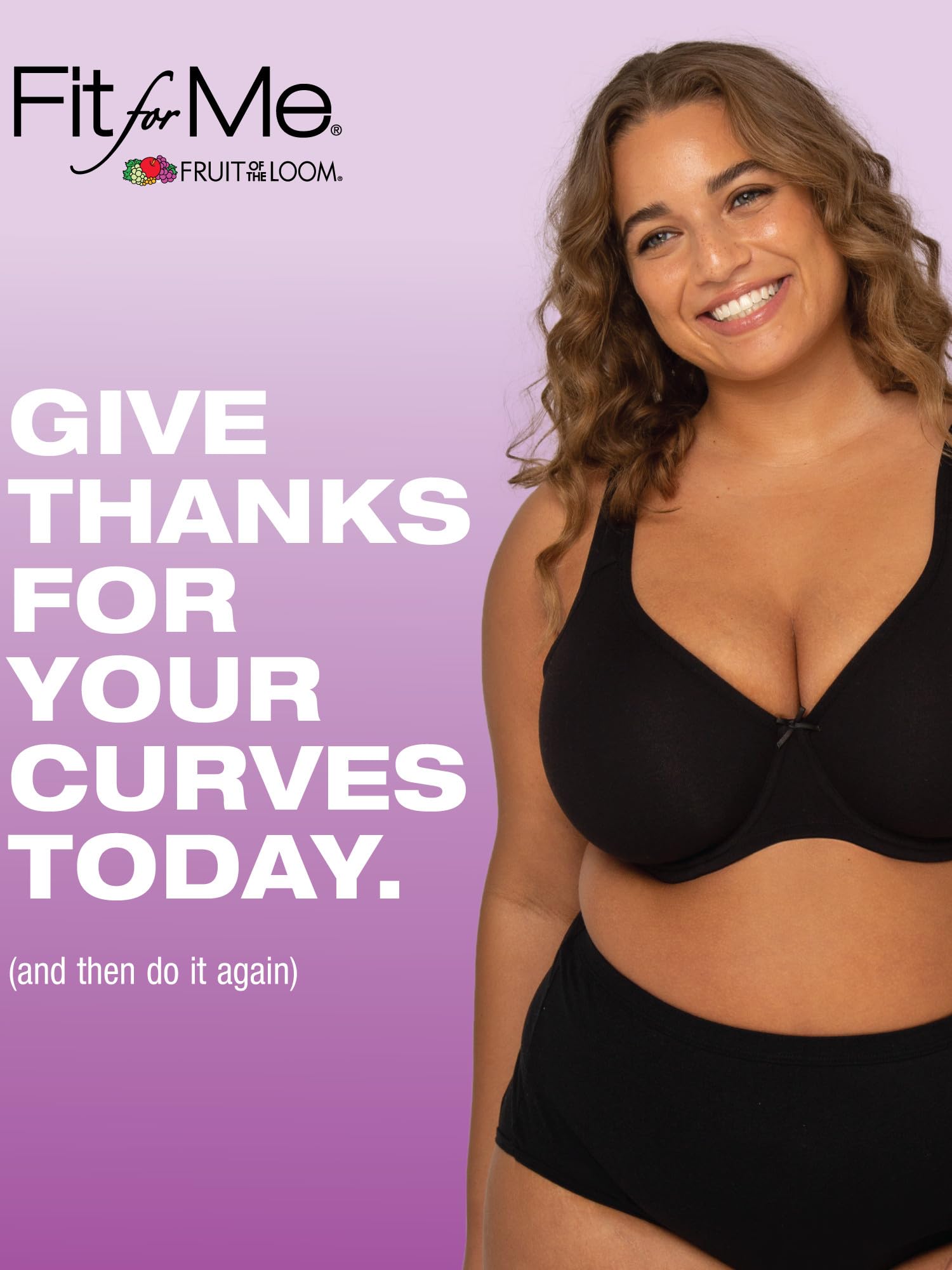Fruit of the Loom Women's Plus Size Cotton Comfort Wireless Bra - Soft Support for Everyday Wear, Workouts & Lounge