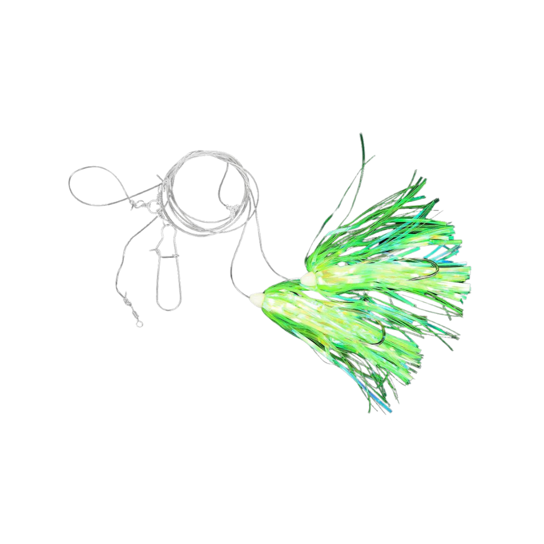 Jiging World Helen H Grub Holder Fluke Rigs - Premium Saltwater Fishing Lures for Fluke, Flounder and Sea Bass | Perfect for Offshore and Inshore Fishing Trips