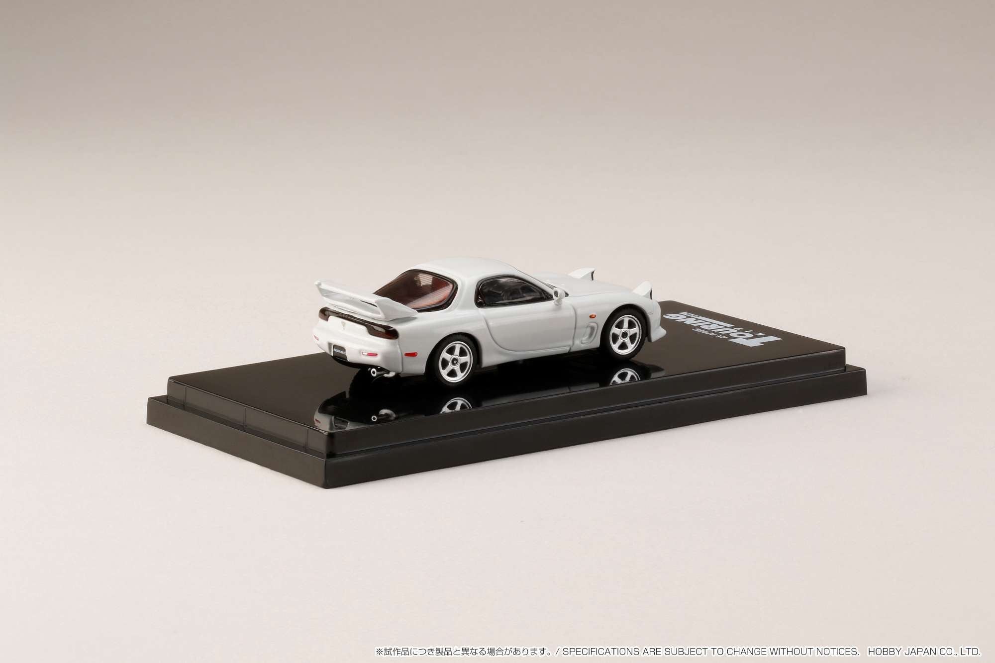 1:64 Mazda RX-7 Efini FD3S A-Spec Customized Version Diecast Model Car - Pure White - Collectible Japanese Hobby Car for Display & Racing Enthusiasts
